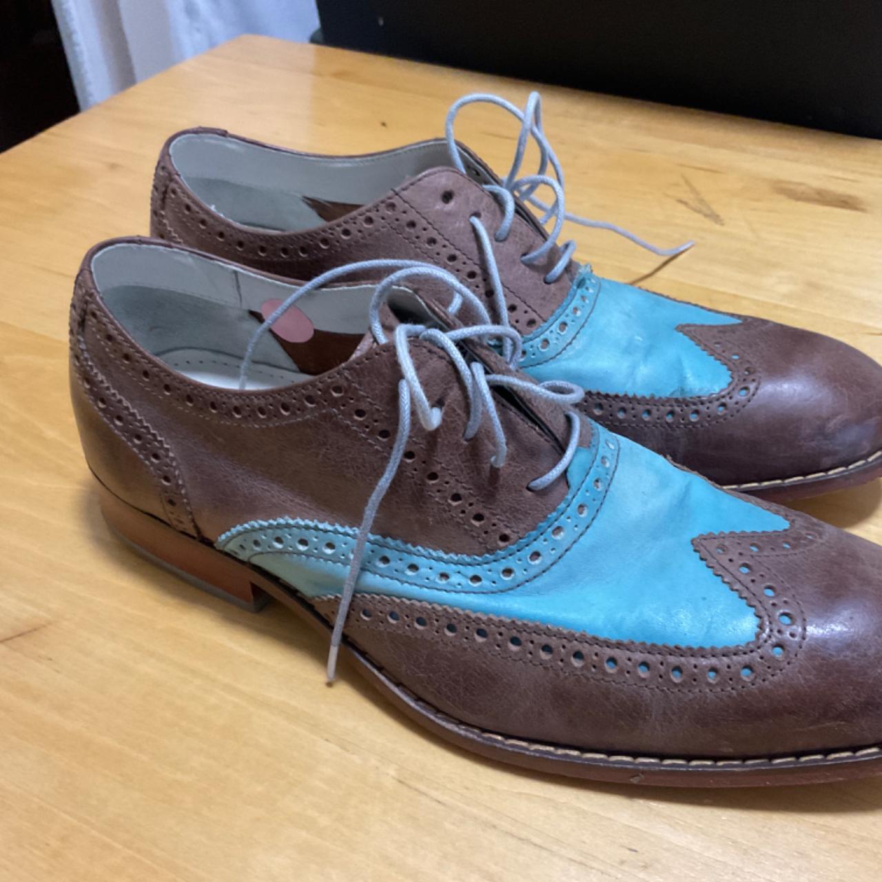 Cole haan blue hot sale dress shoes