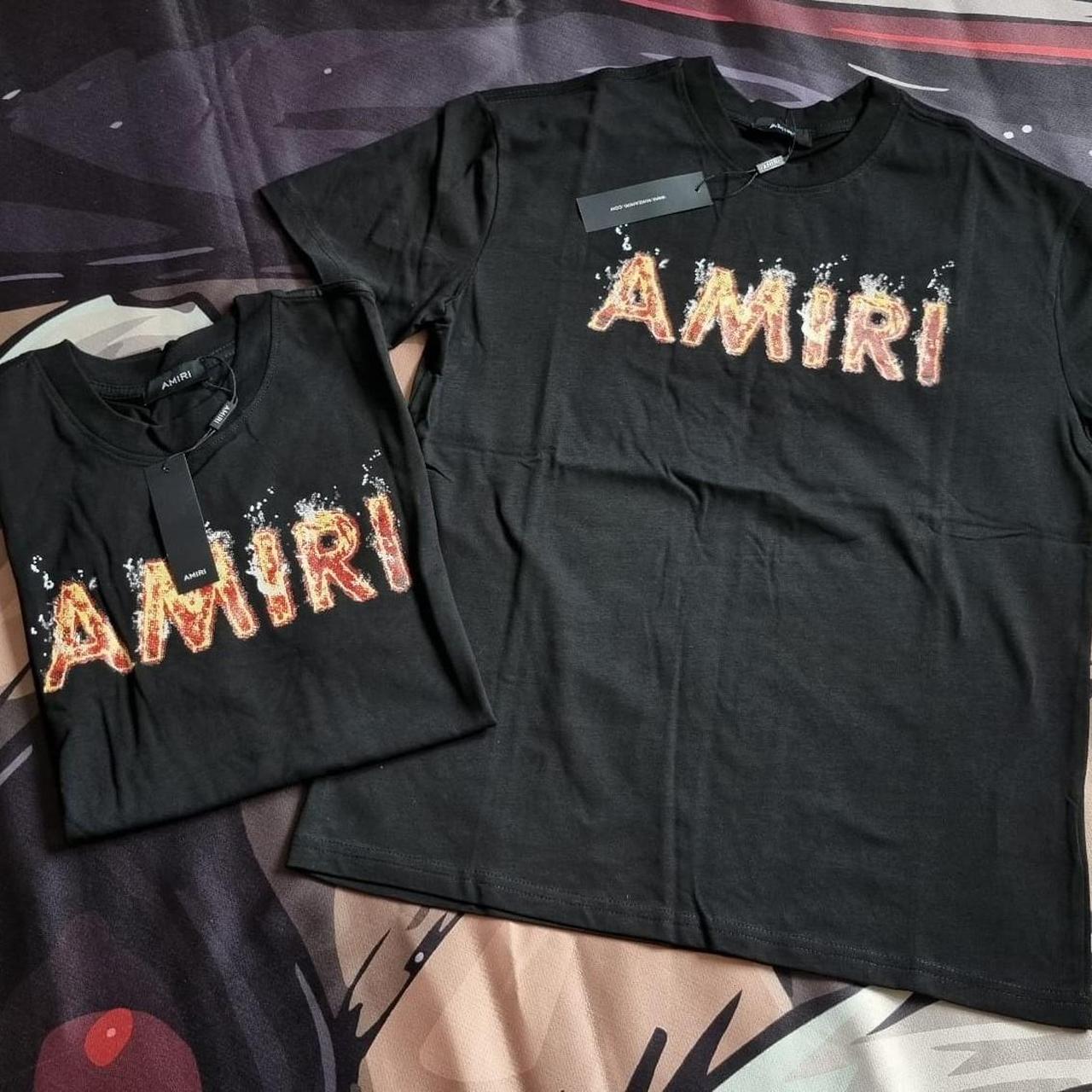 amiri flame t shirt