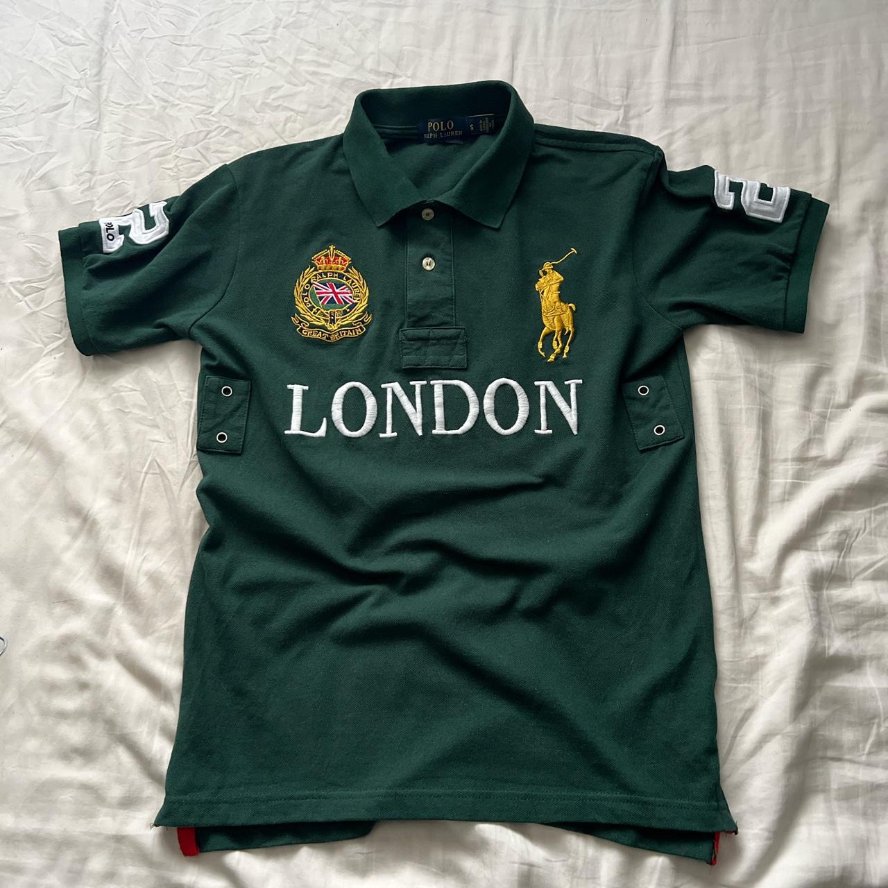 vintage ralph lauren polo london / great britain... - Depop