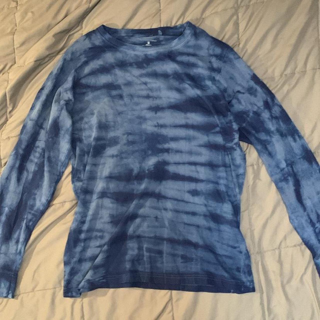 american eagle blue tie dye shirt