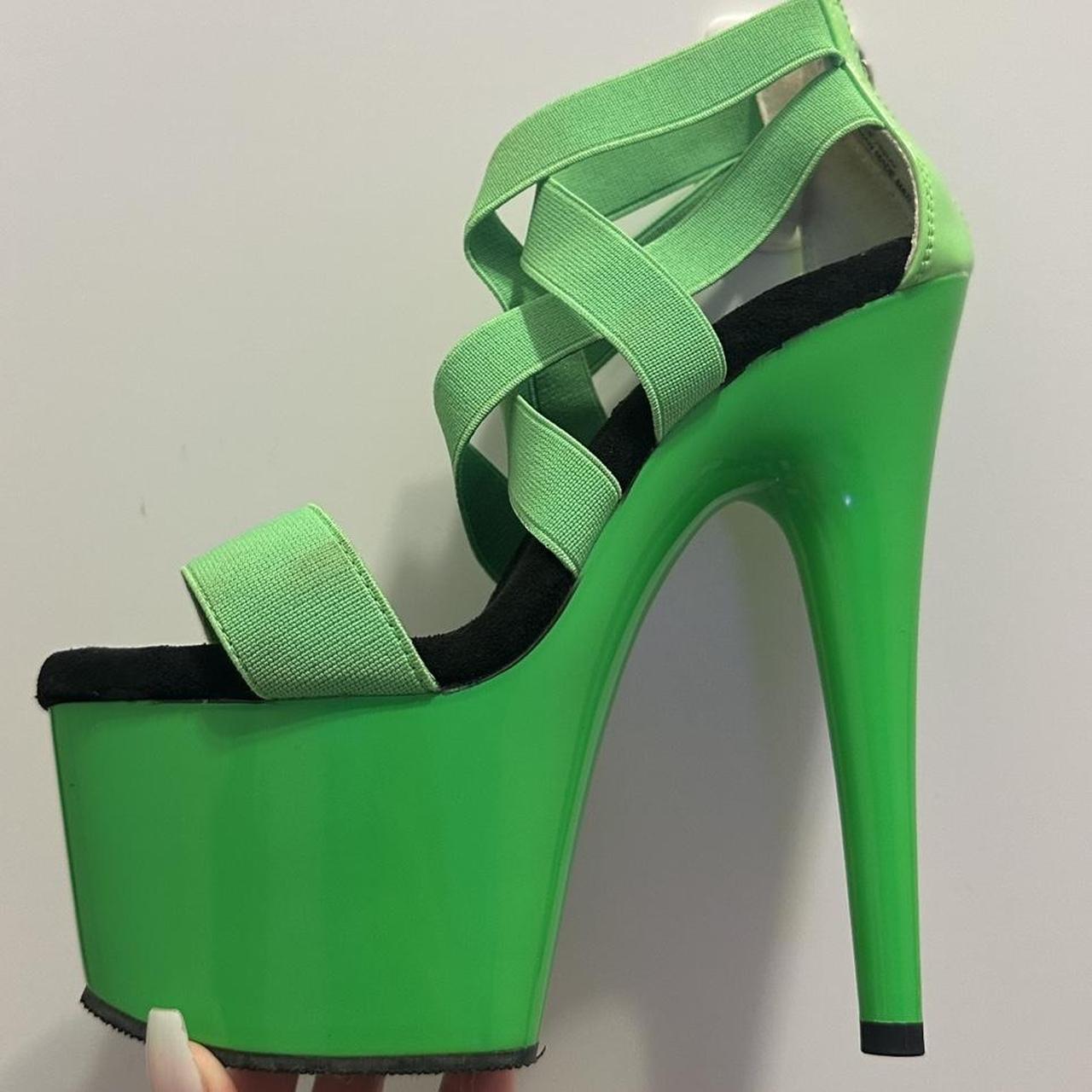 ADORE-769UV Neon Green Size (Aussie 7) Depop