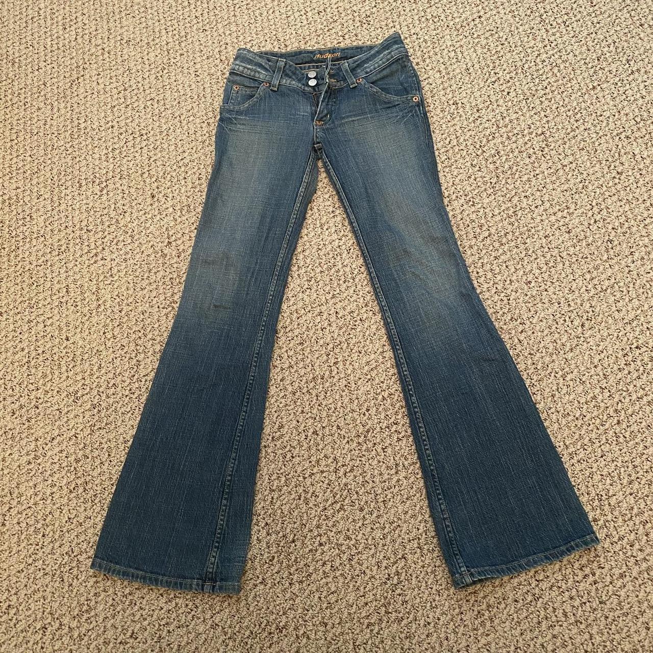 Hudson Jeans Women's Blue Jeans | Depop