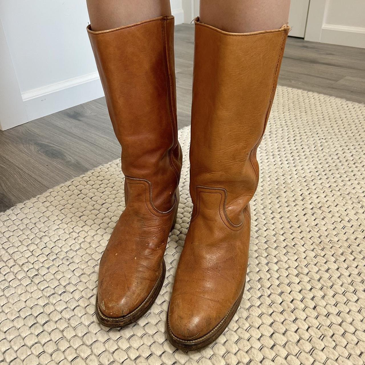 FRYE CAMPUS Size Tan brown Depop