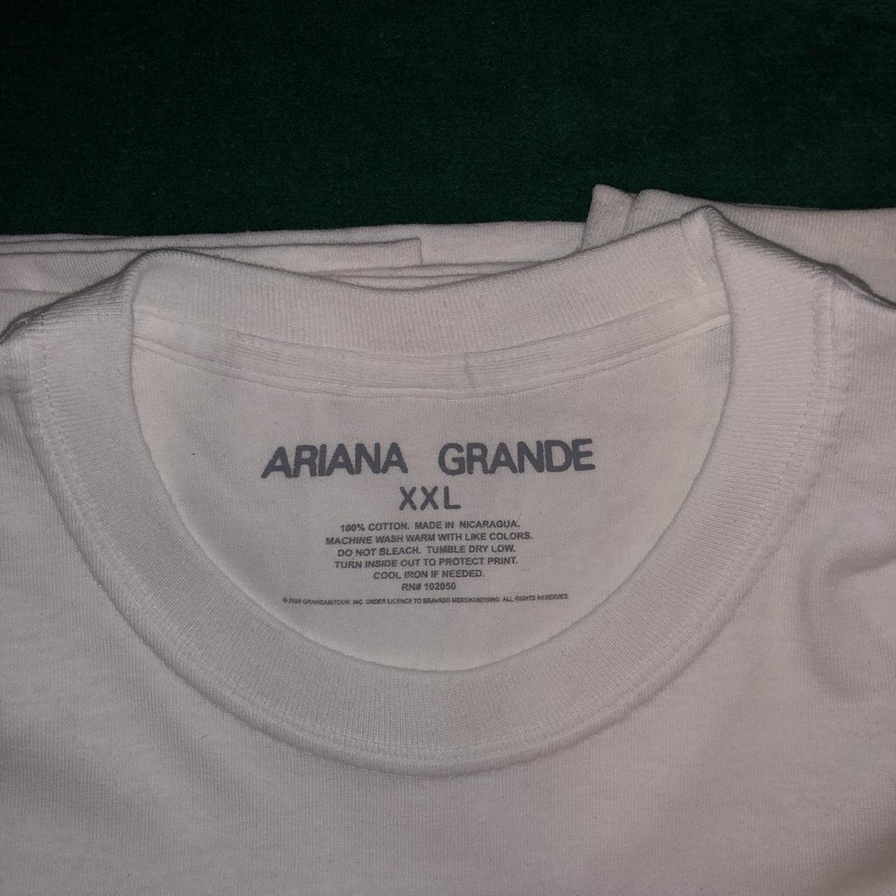 Ariana Grande Positions Graphic White Long Sleeve... - Depop