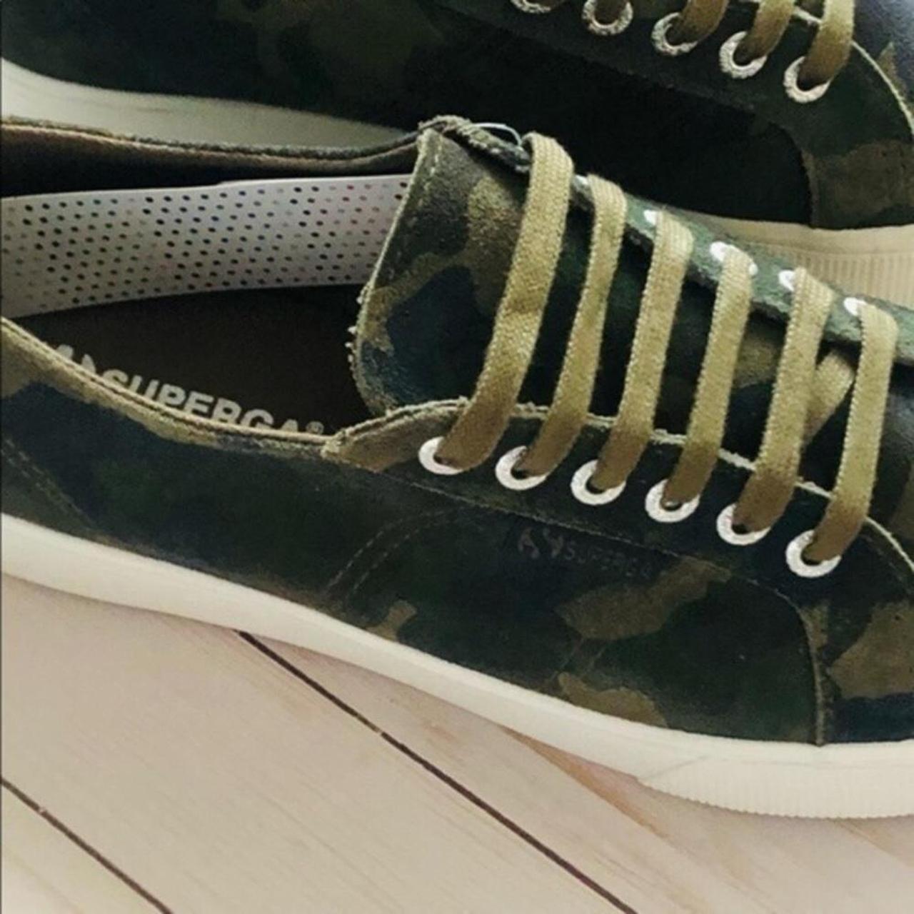 Superga camo cheap platform