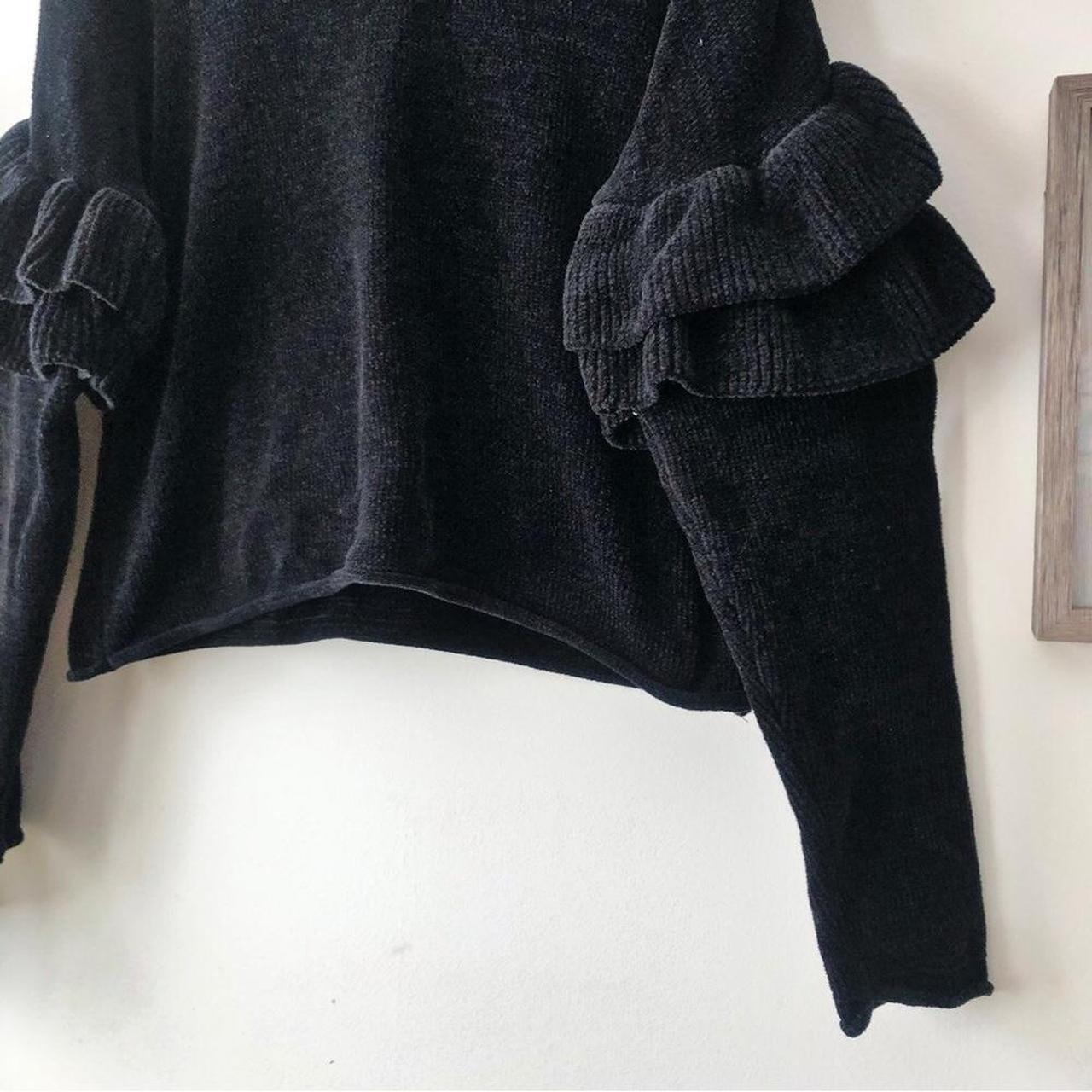 Ruffle sleeve sweater outlet zara