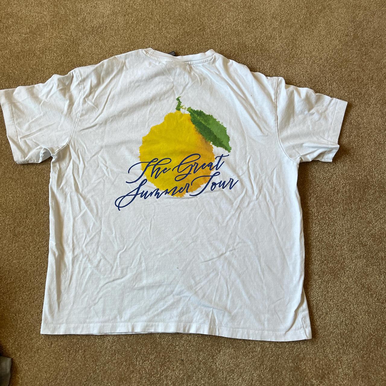 L H&M The Great Summer Tour white tee,