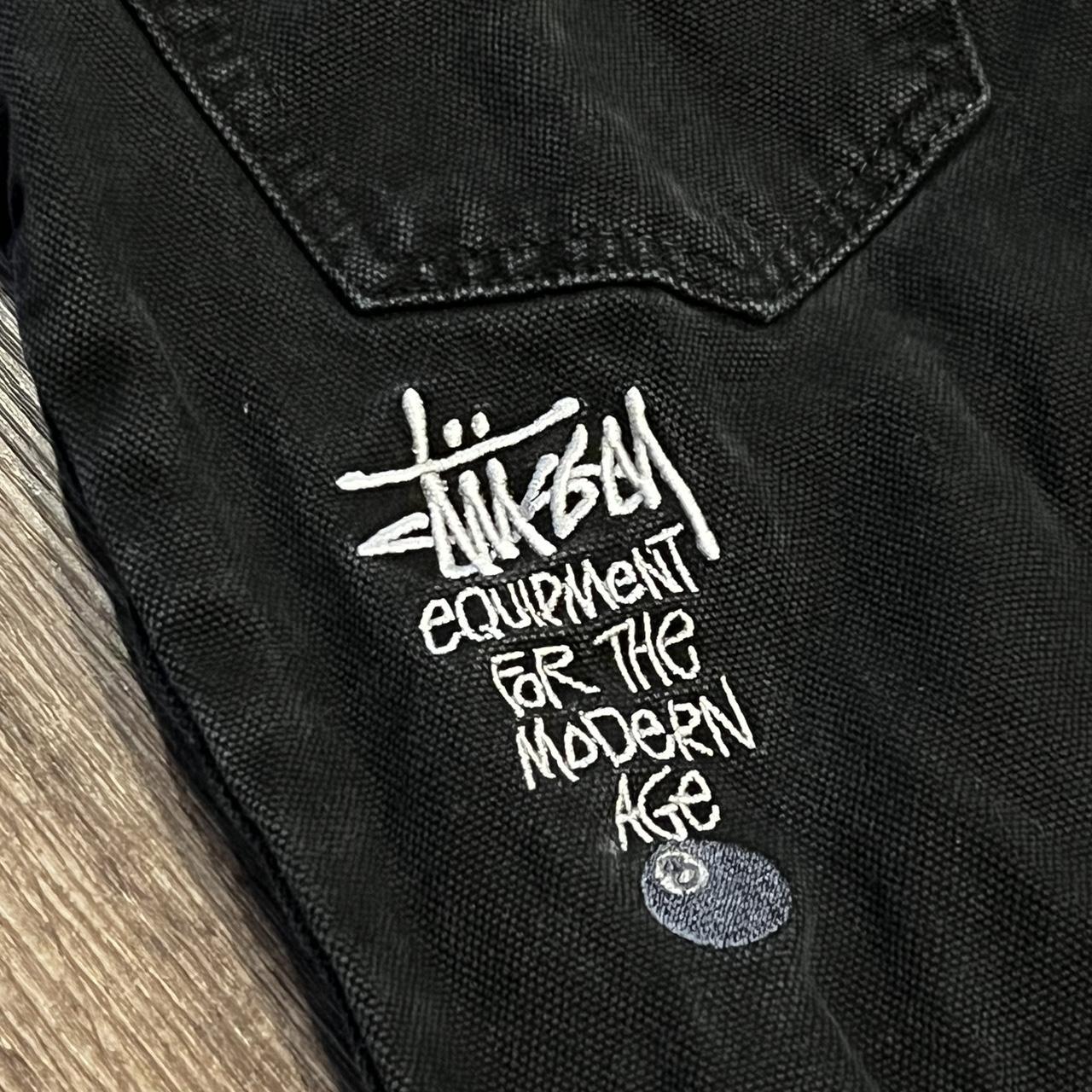 Stussy big ol jean Size 28 #stussy #black #jeans... - Depop