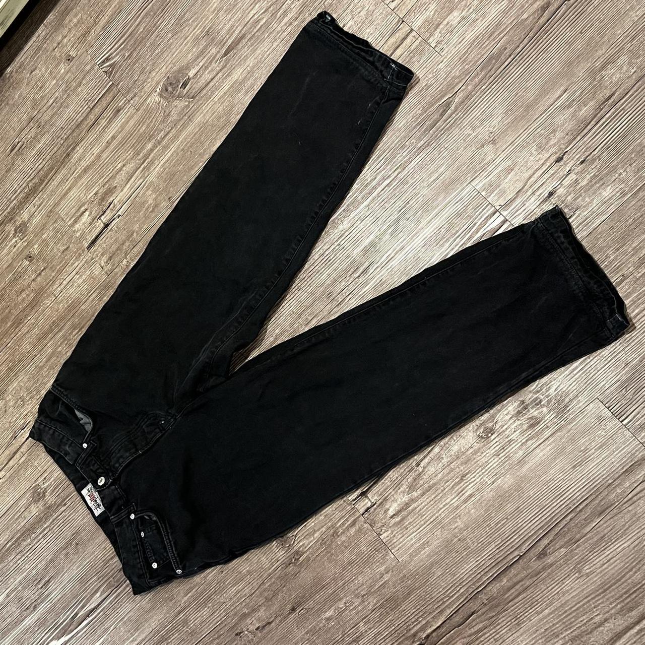 Stussy big ol jean Size 28 #stussy #black #jeans... - Depop