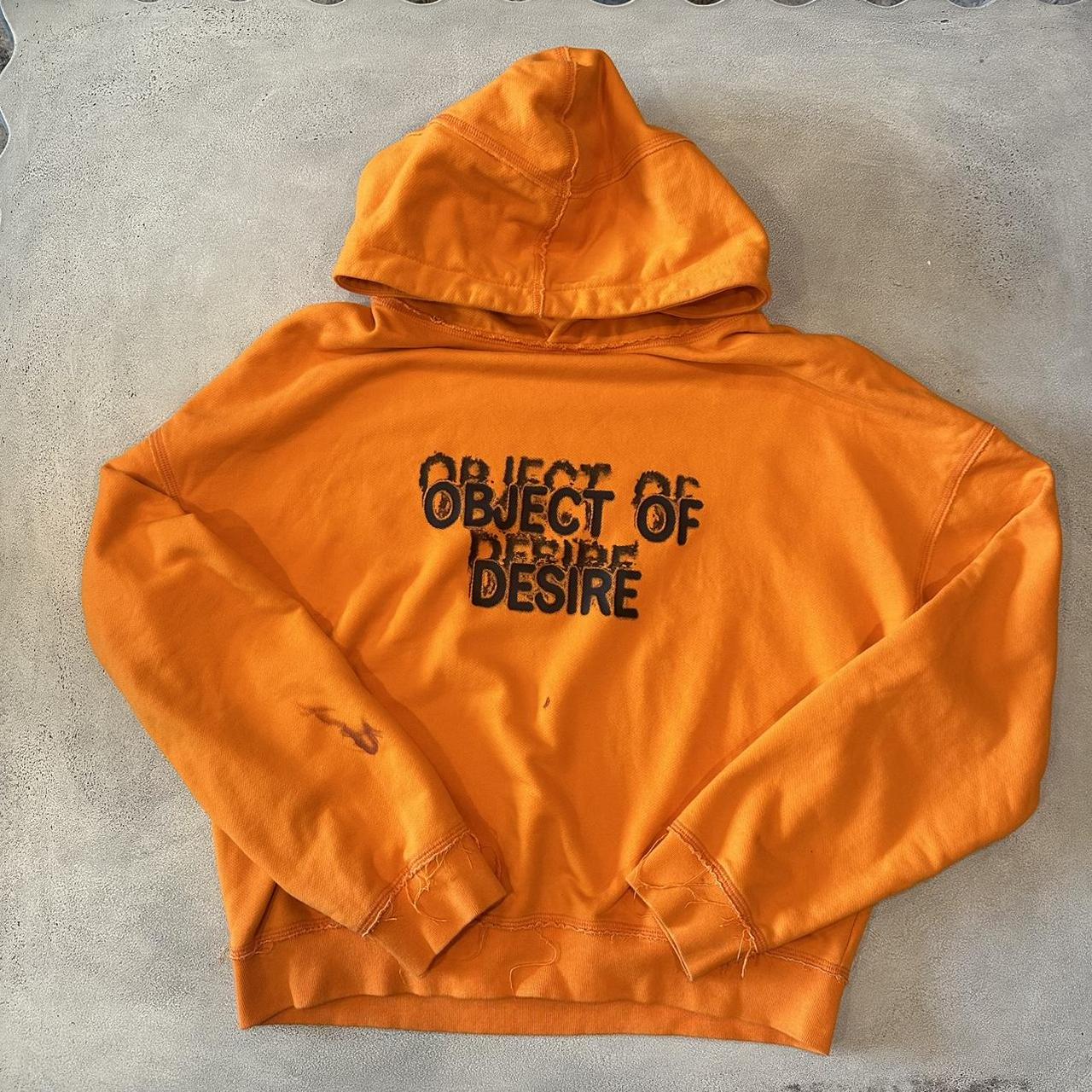 Misbhv Mens Orange Hoodie Depop