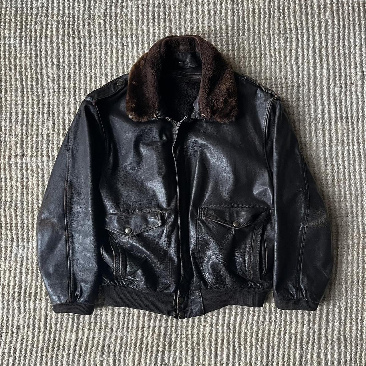 Vintage leather flying on sale jacket