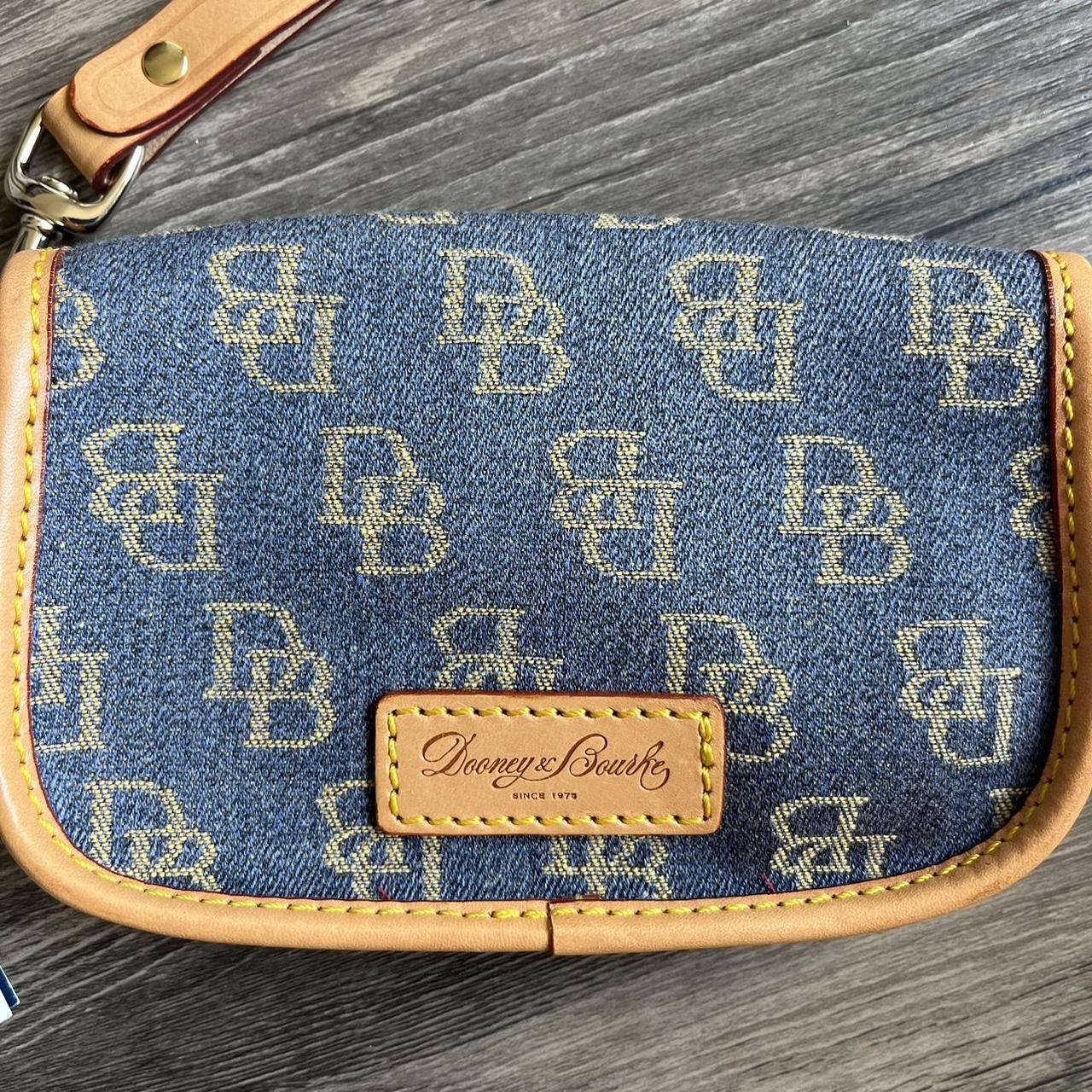 vintage authentic Y2K Dooney Bourke blue denim Depop