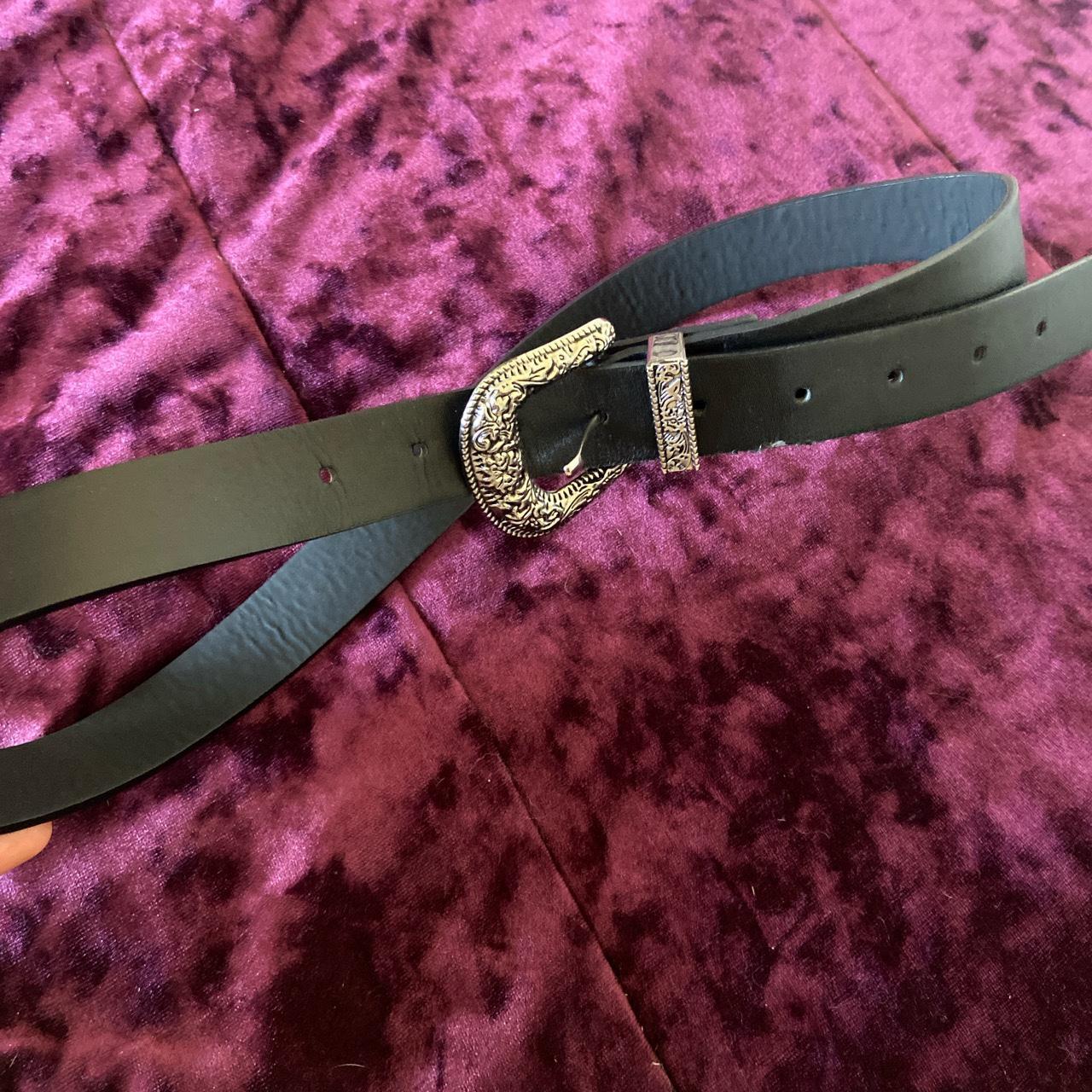 western belt chunky belt buckle for sizes small and... - Depop