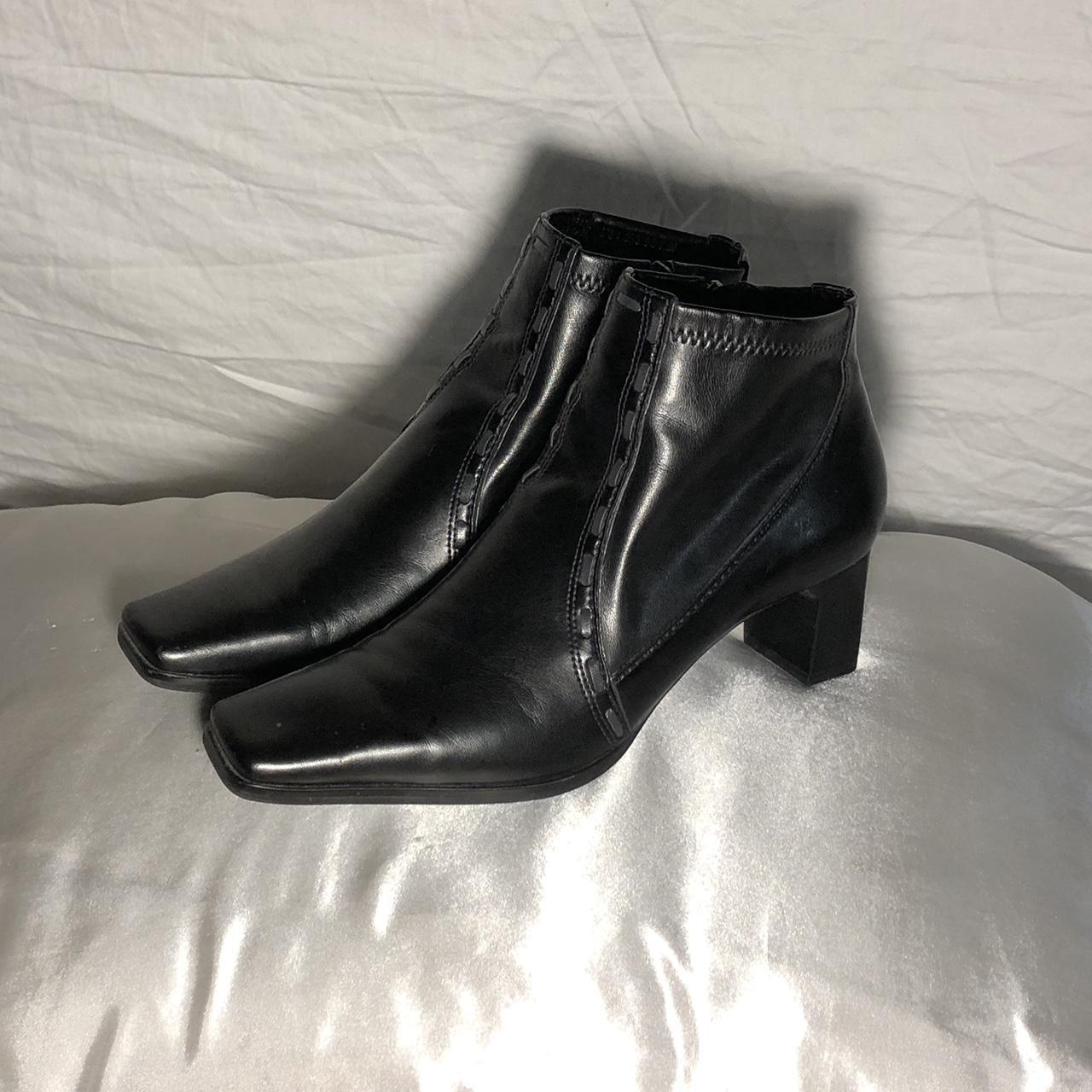 franco sarto square toe boots
