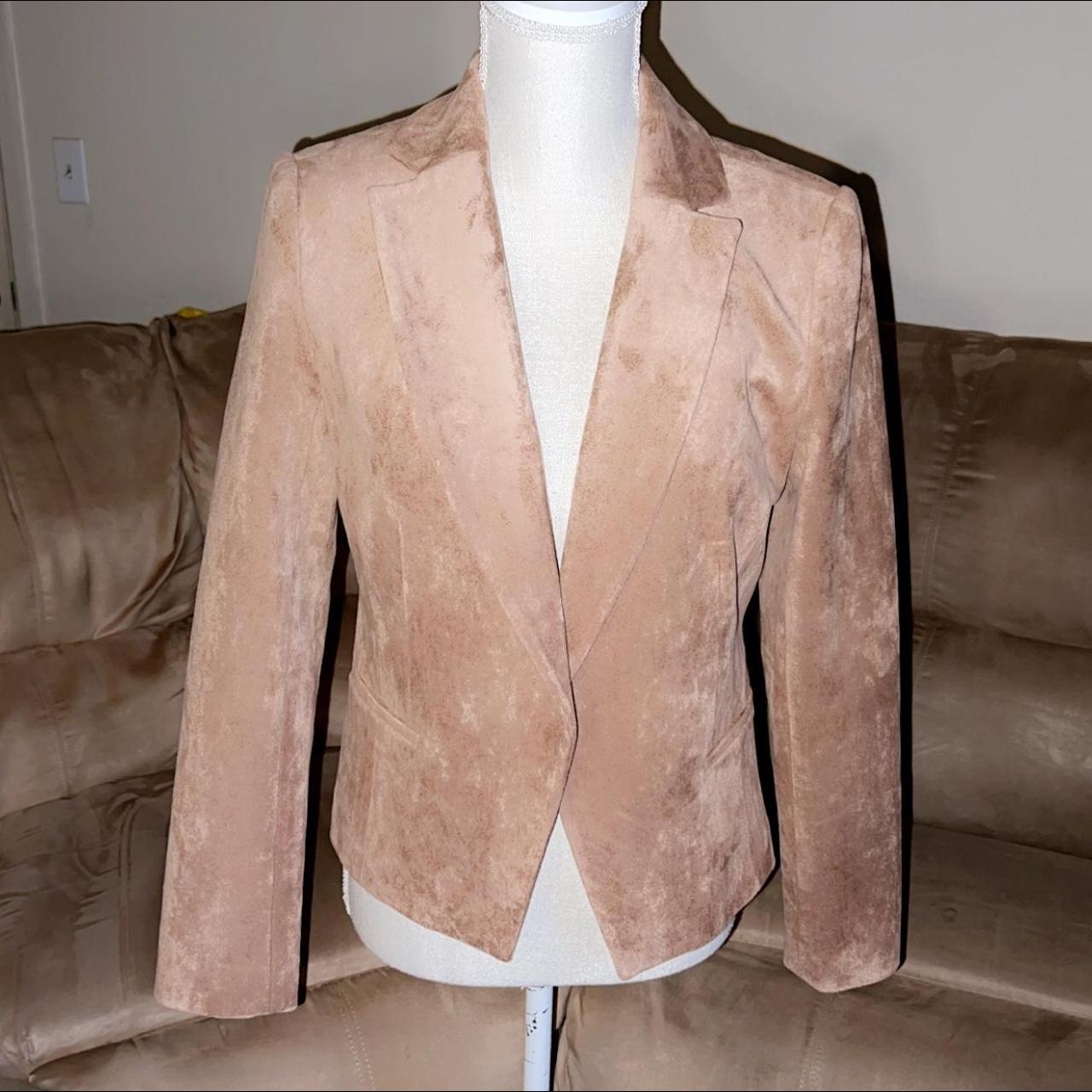 Ivanka trump shop faux suede jacket