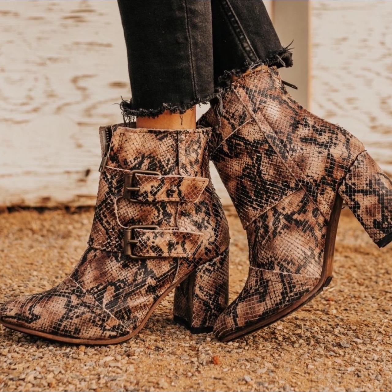 Freebird snakeskin sales booties