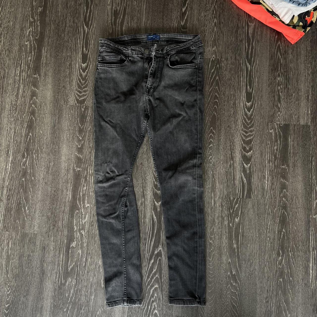 ZARA MEN DARK GREY JEANS Depop