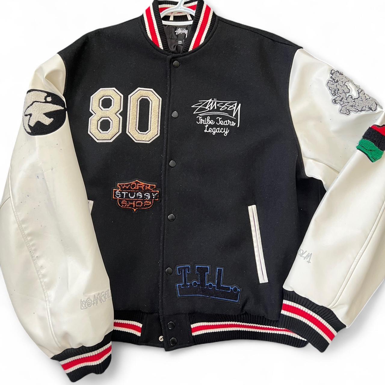 Stussy varsity-jacket - Depop