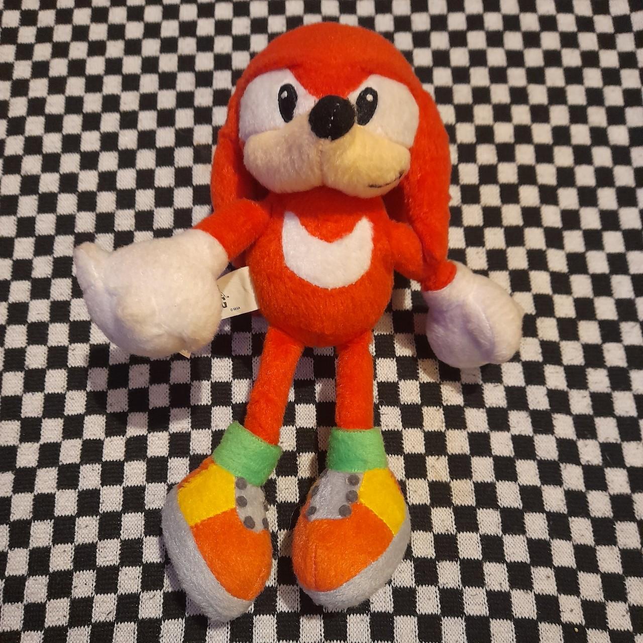 Knuckles from Sonic the Hedgehog small plush... - Depop