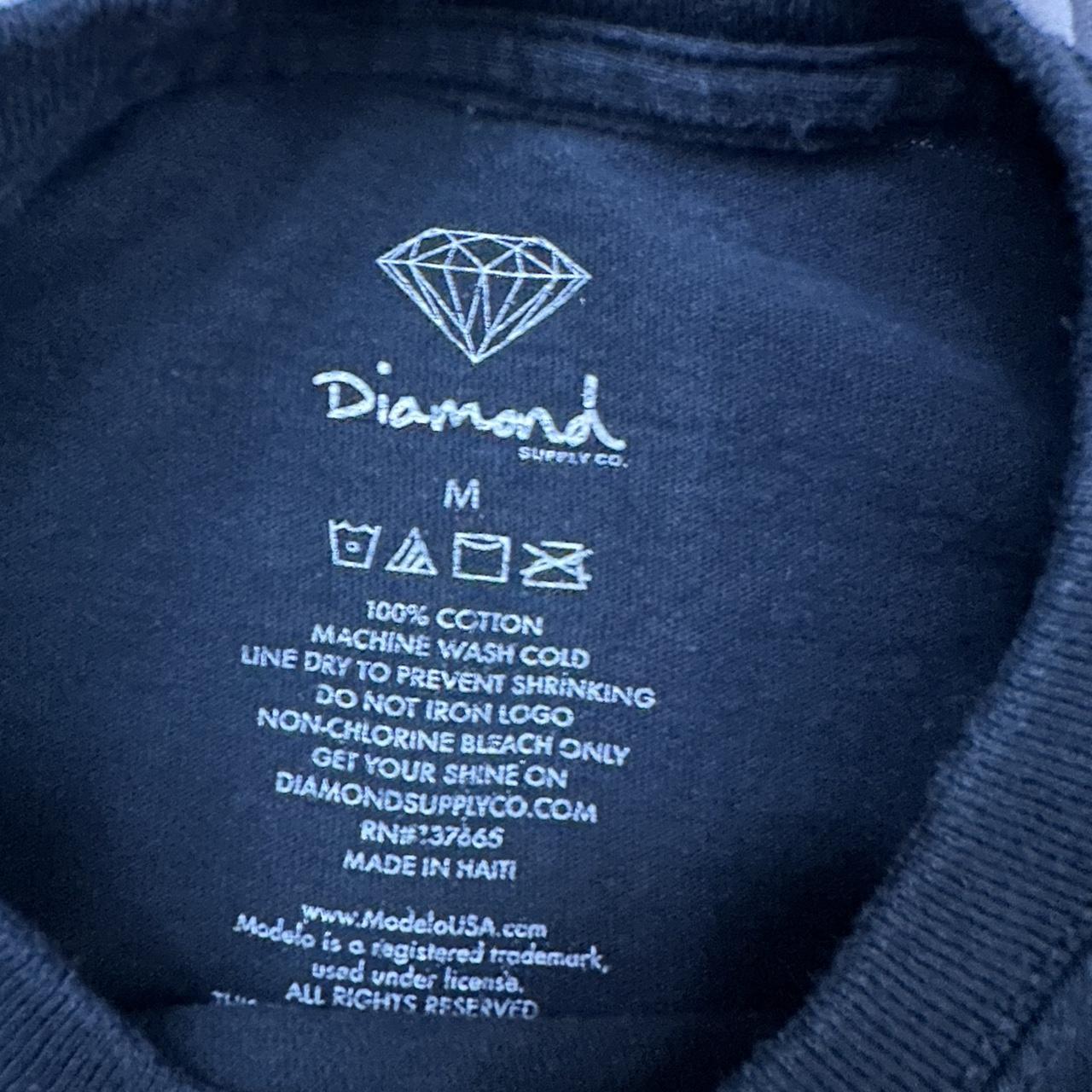 Diamond Supply Co. Men's Black and White T-shirt (4)