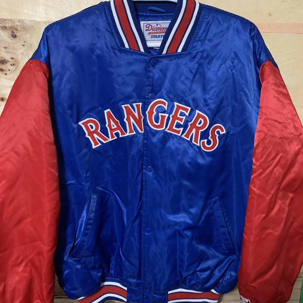 MLB Texas Rangers Red Satin Jacket - Maker of Jacket