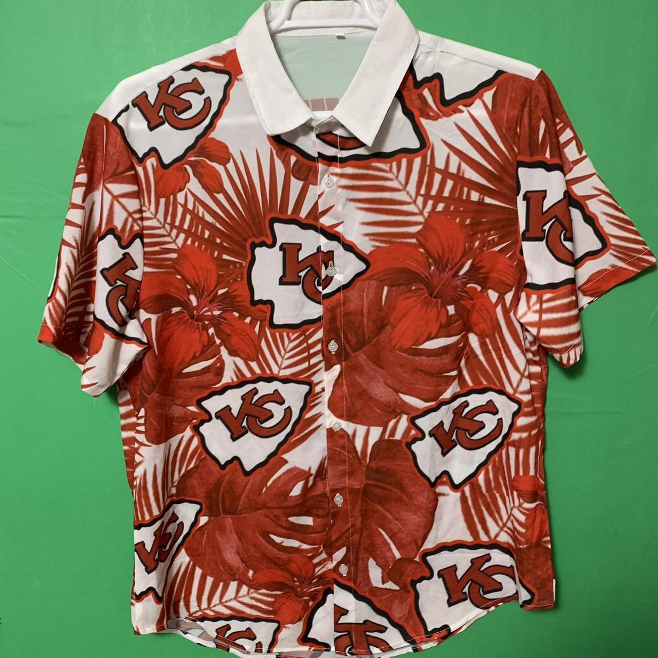 chiefs button up shirt