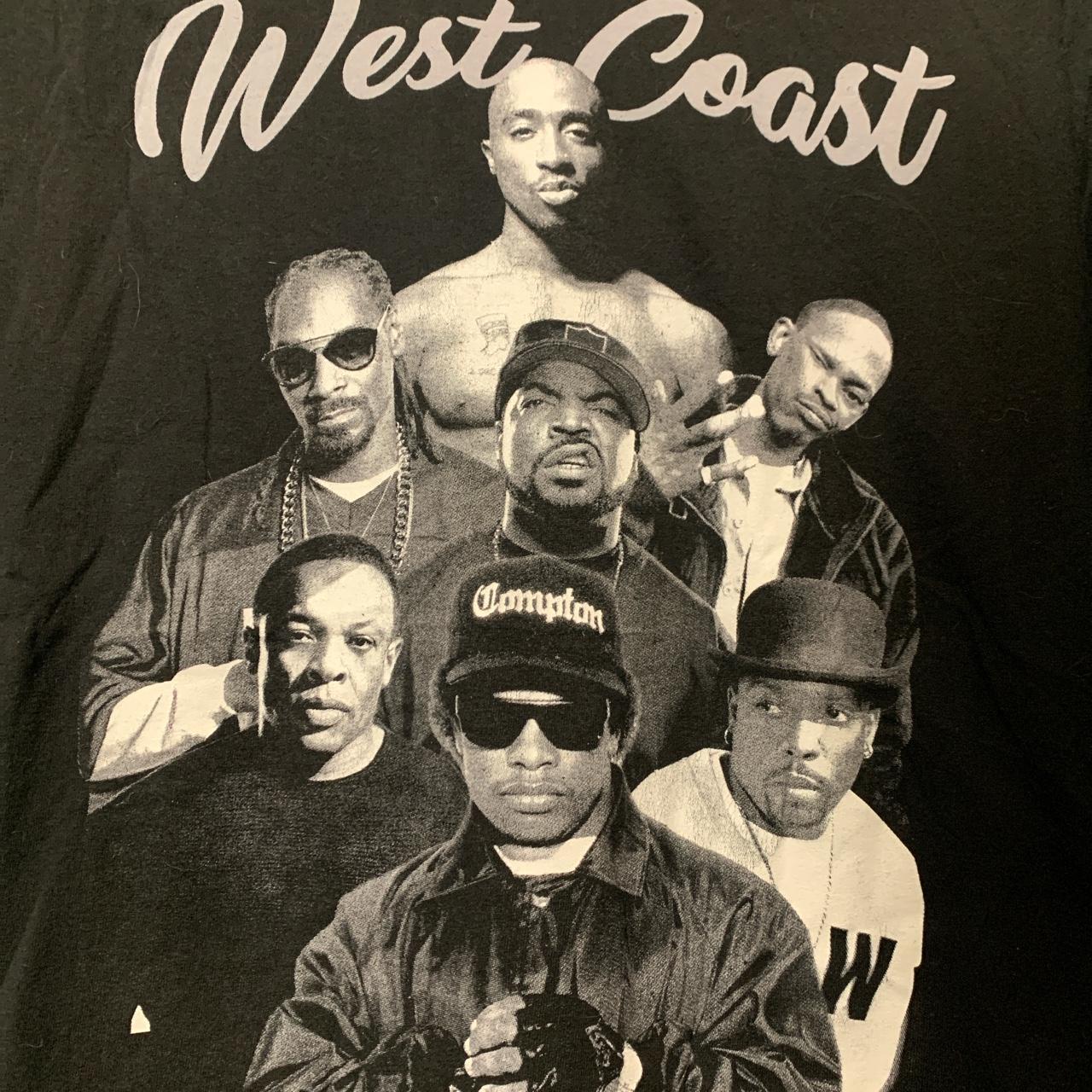 West Coast Hip-Hop Legends T-Shirt ALL SALES ARE... - Depop