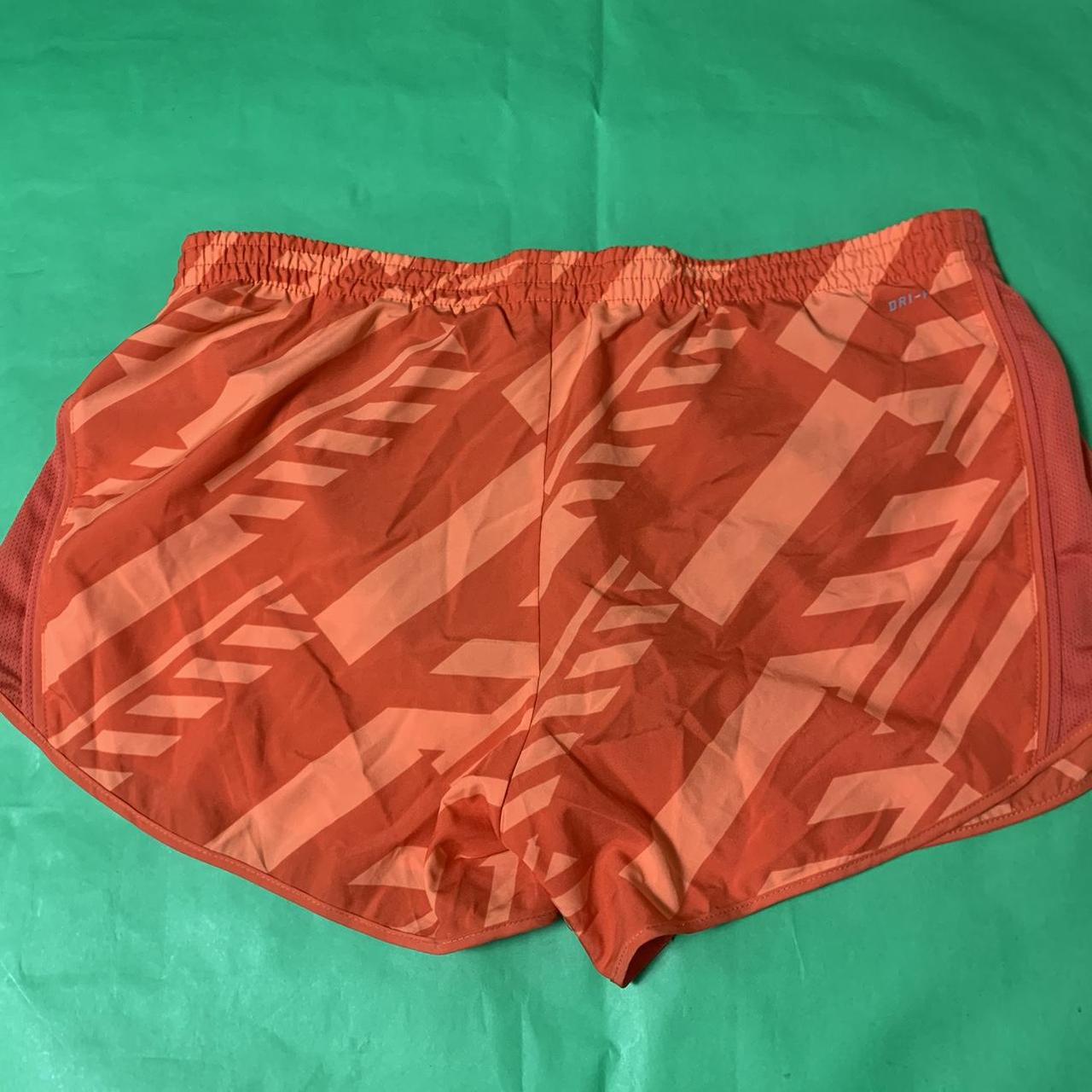 Women's Orange Nike DriFit Active Shorts Size... Depop