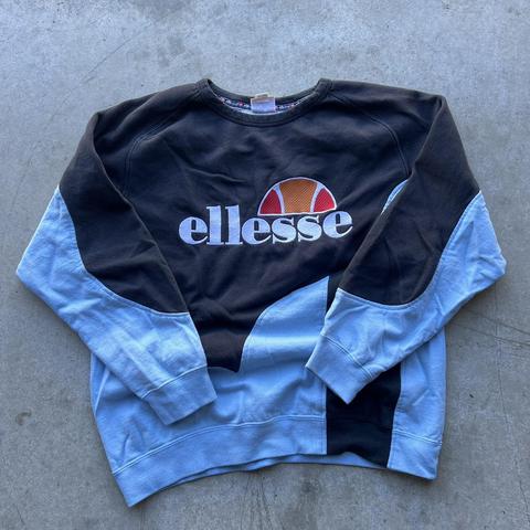 Black ellesse leggings with detailing down the side. - Depop