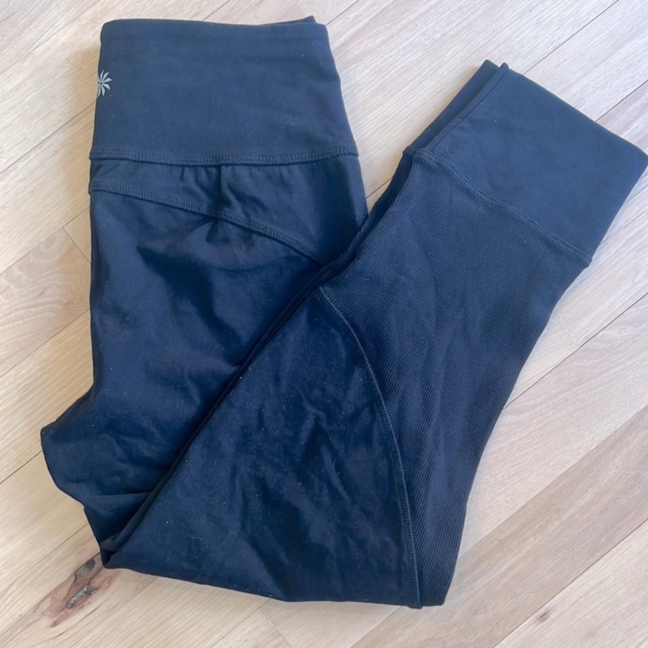 Athleta Black Mantra High-Rise Capri Leggings W/ - Depop