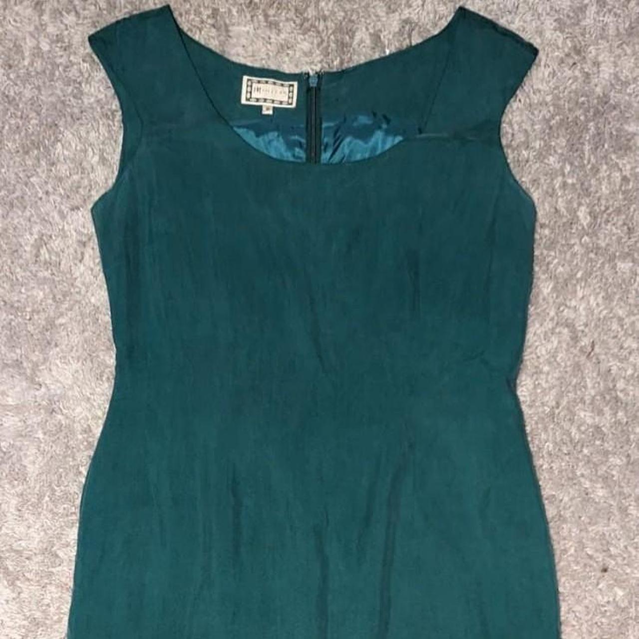 Women's Green and Blue Dress | Depop