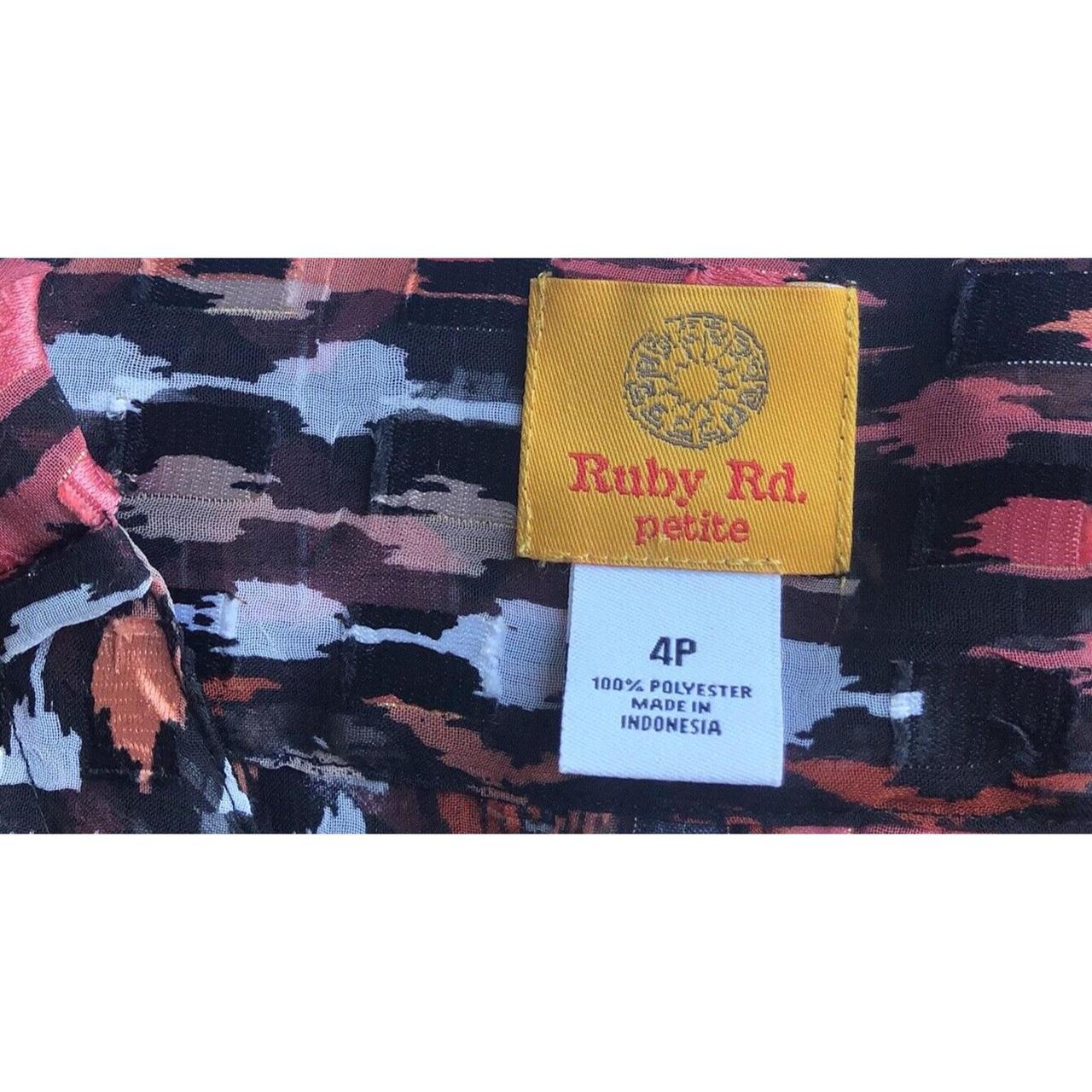 Ruby Rd. Women's Blouse - Black/Orange - 4 – Ruby… - image 5