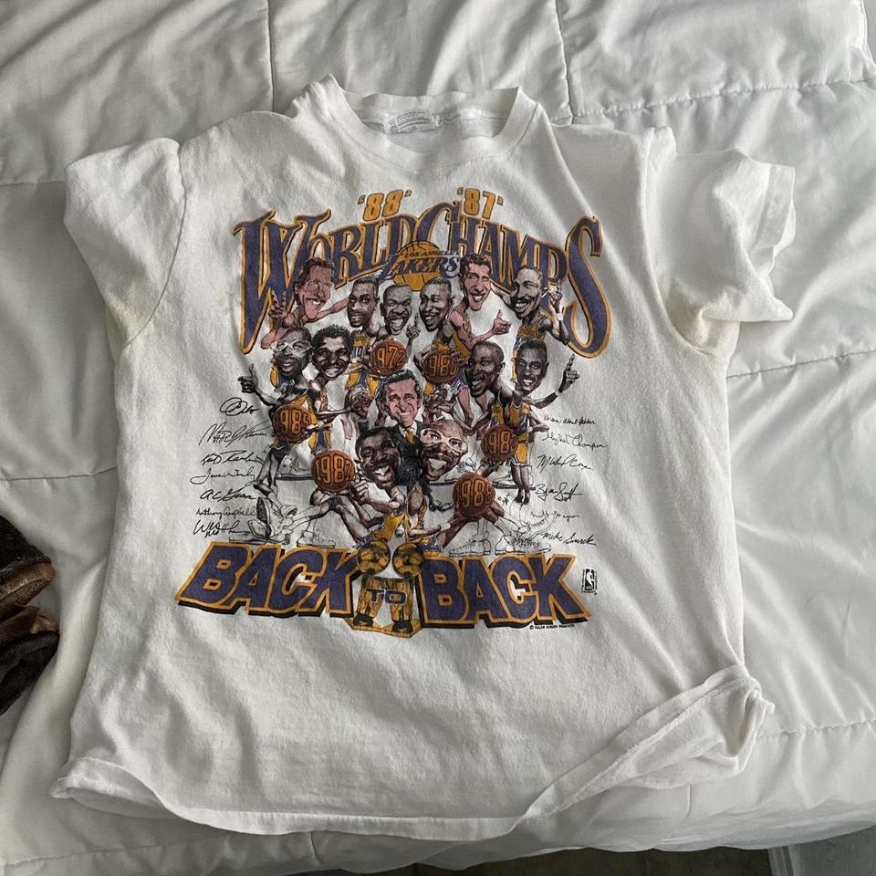 Vintage 2002 LA Lakers Championship Shirt 2002 Los - Depop