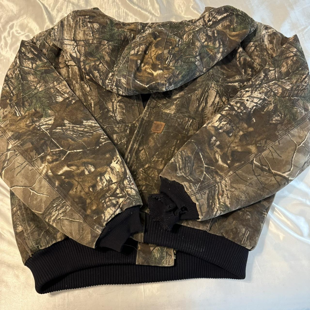 gigantic oversized vintage camo camouflage carhartt... - Depop