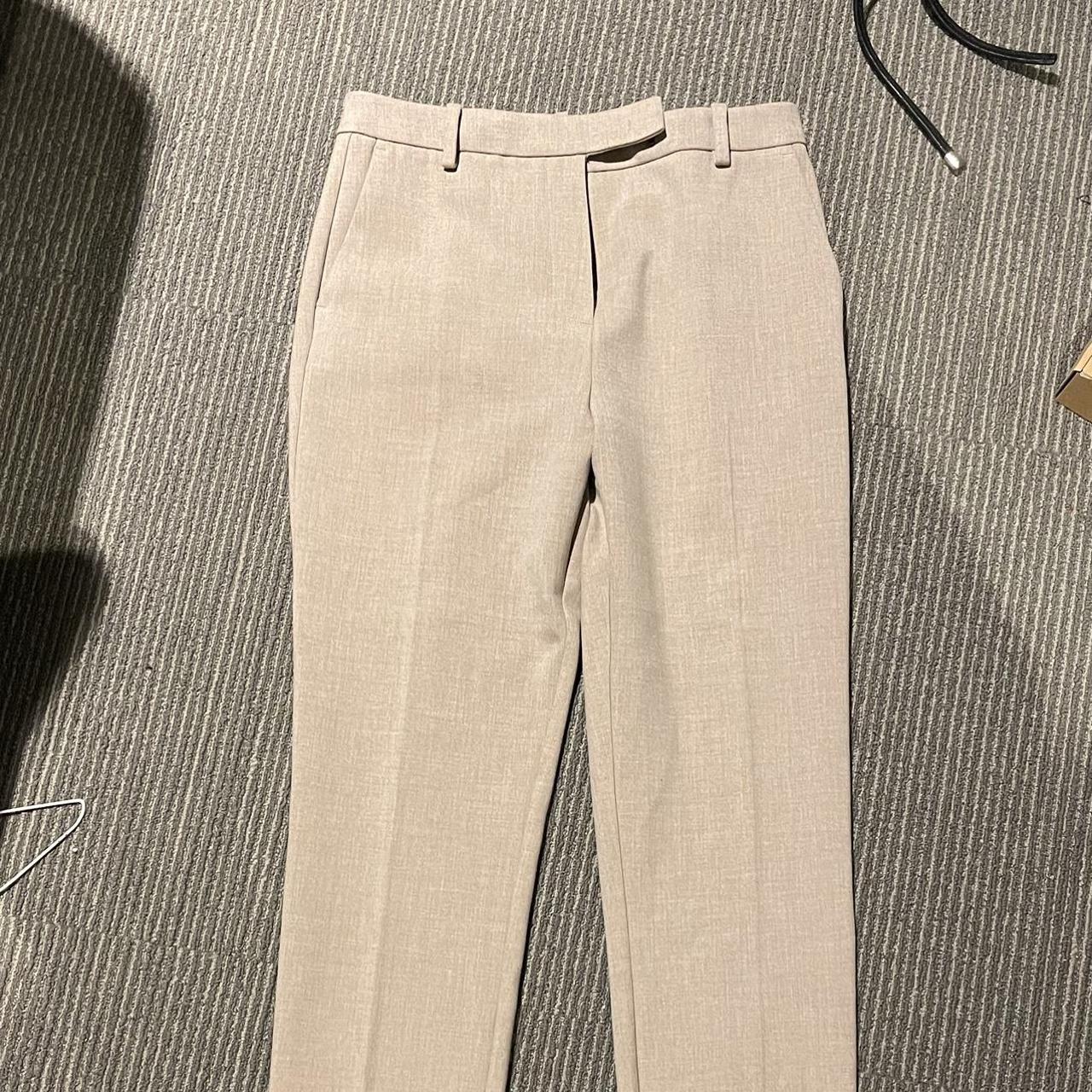 M&S Collection Chino Suit Pants Beige minimalist,... - Depop