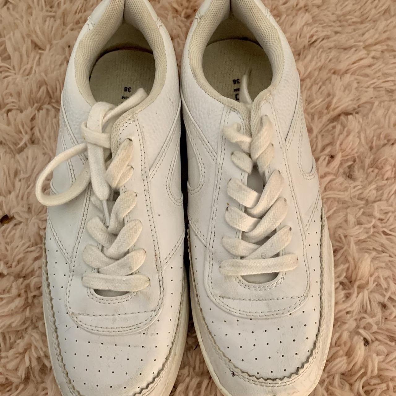 H&M Women's White Trainers | Depop