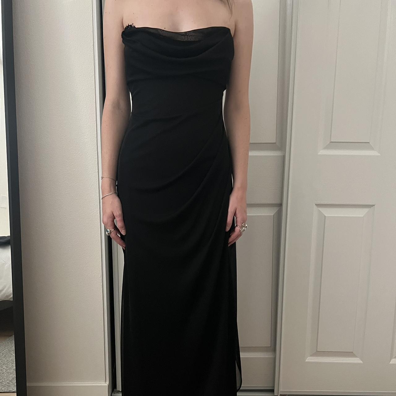 XSCAPE long formal buy black dress