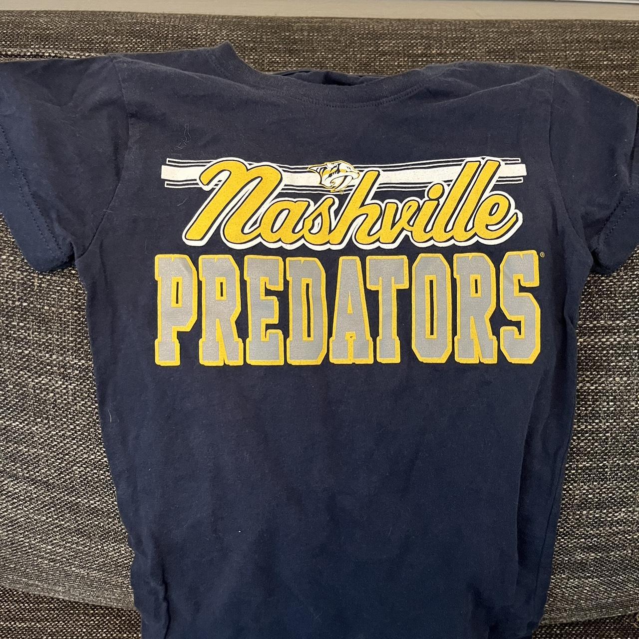 Kids Nashville Predators Hockey jersey. - Depop
