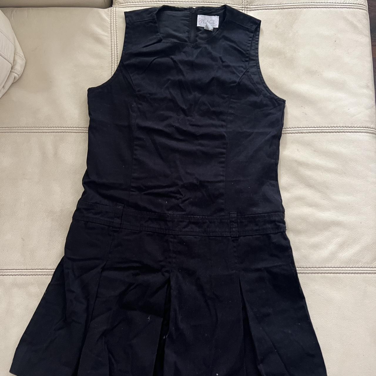 Pleated mini dress. Originally a kids large. Zip up. Depop