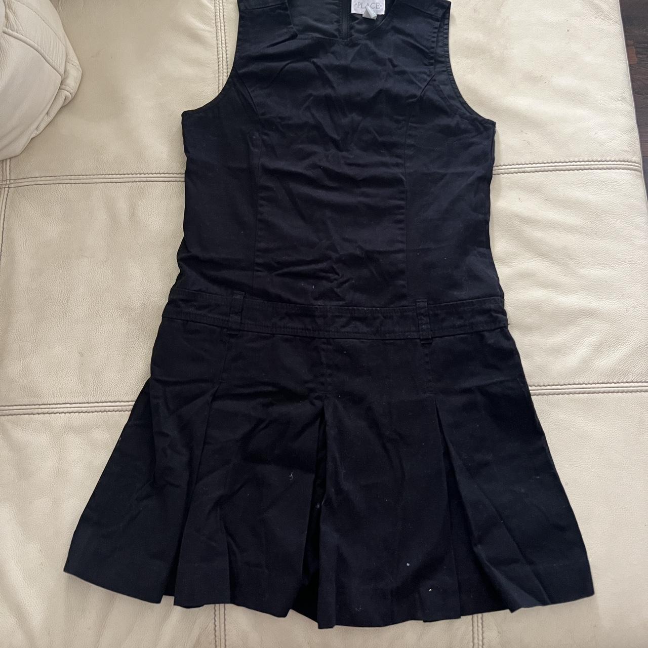 Pleated mini dress. Originally a kids large. Zip up. Depop