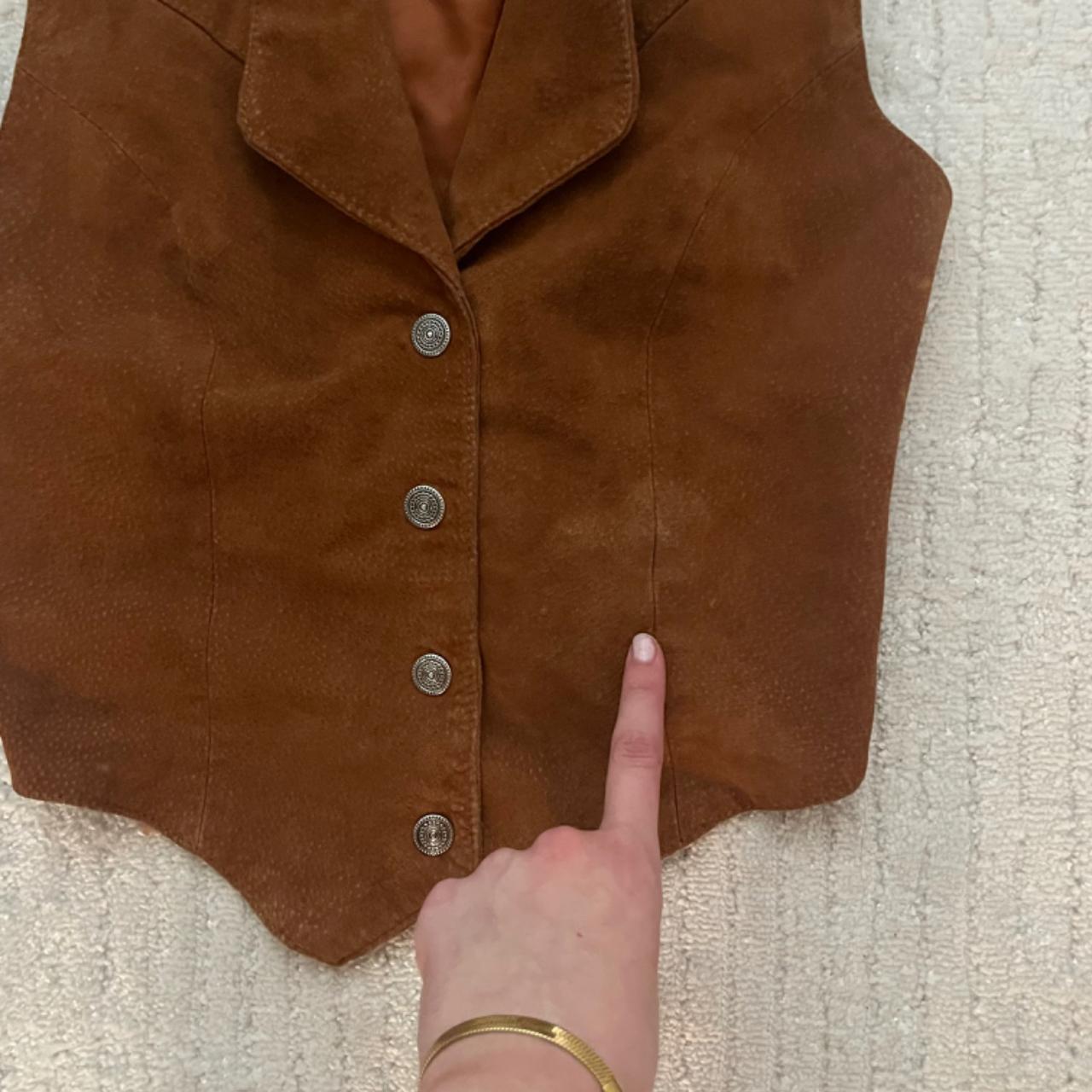 Wilson’s Leather Women's Brown Vest (6)