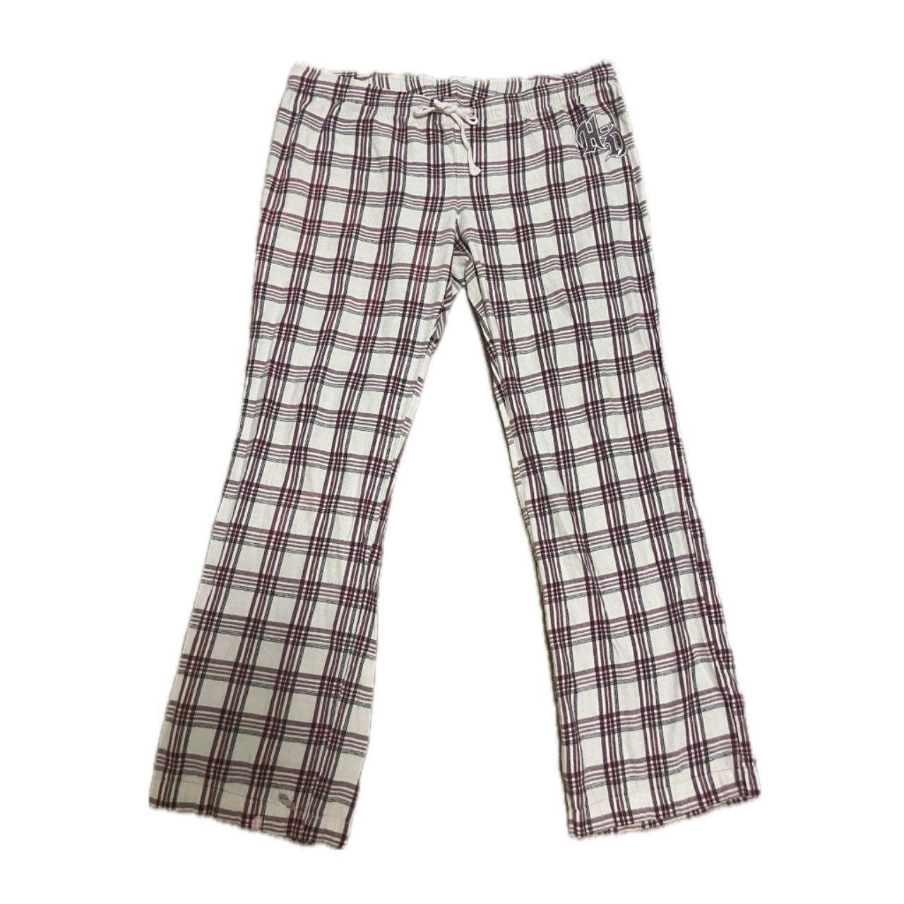 harley davidson pajama pants - super cute - size... - Depop