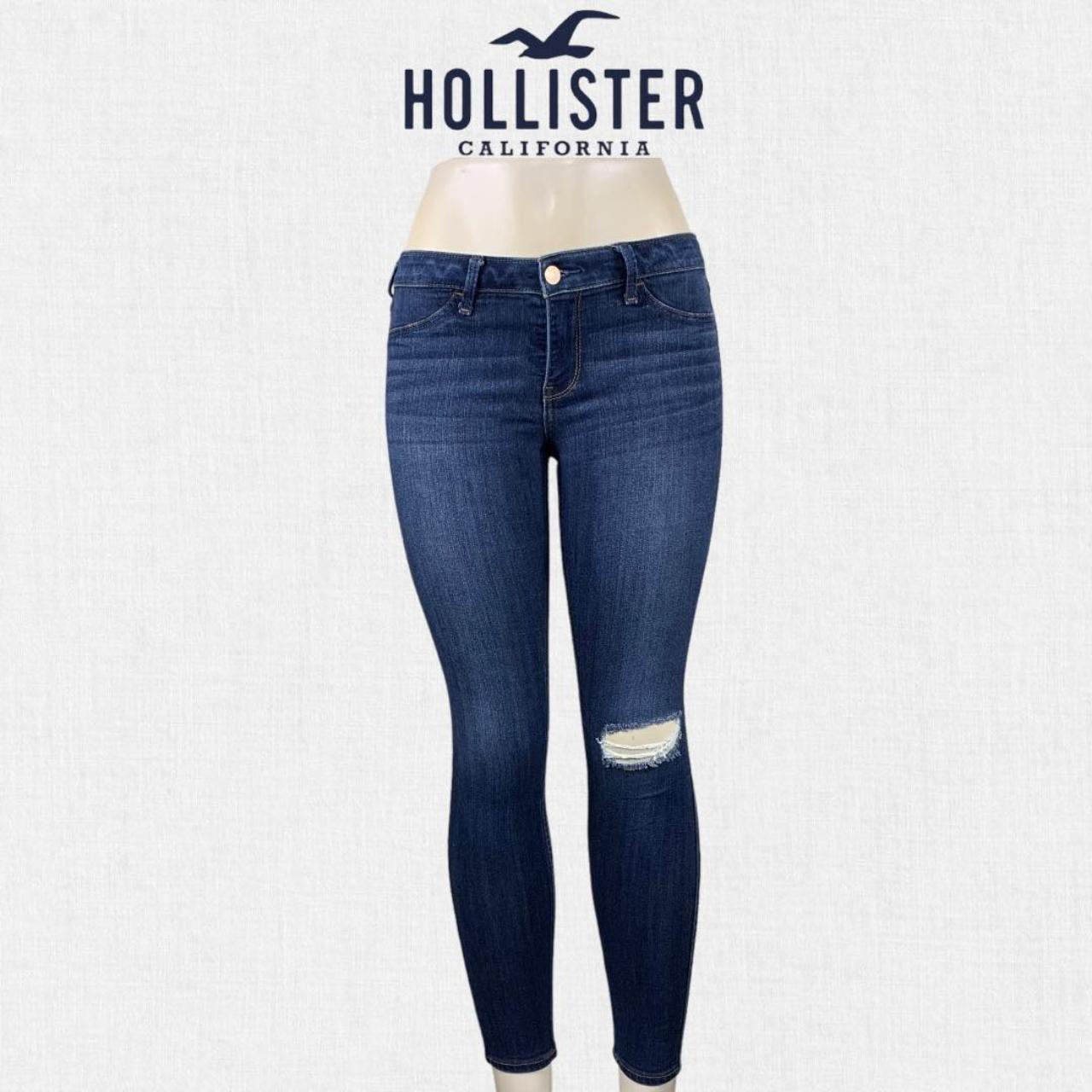 Hollister Women's Jeans Low Rise Jean Legging - Depop
