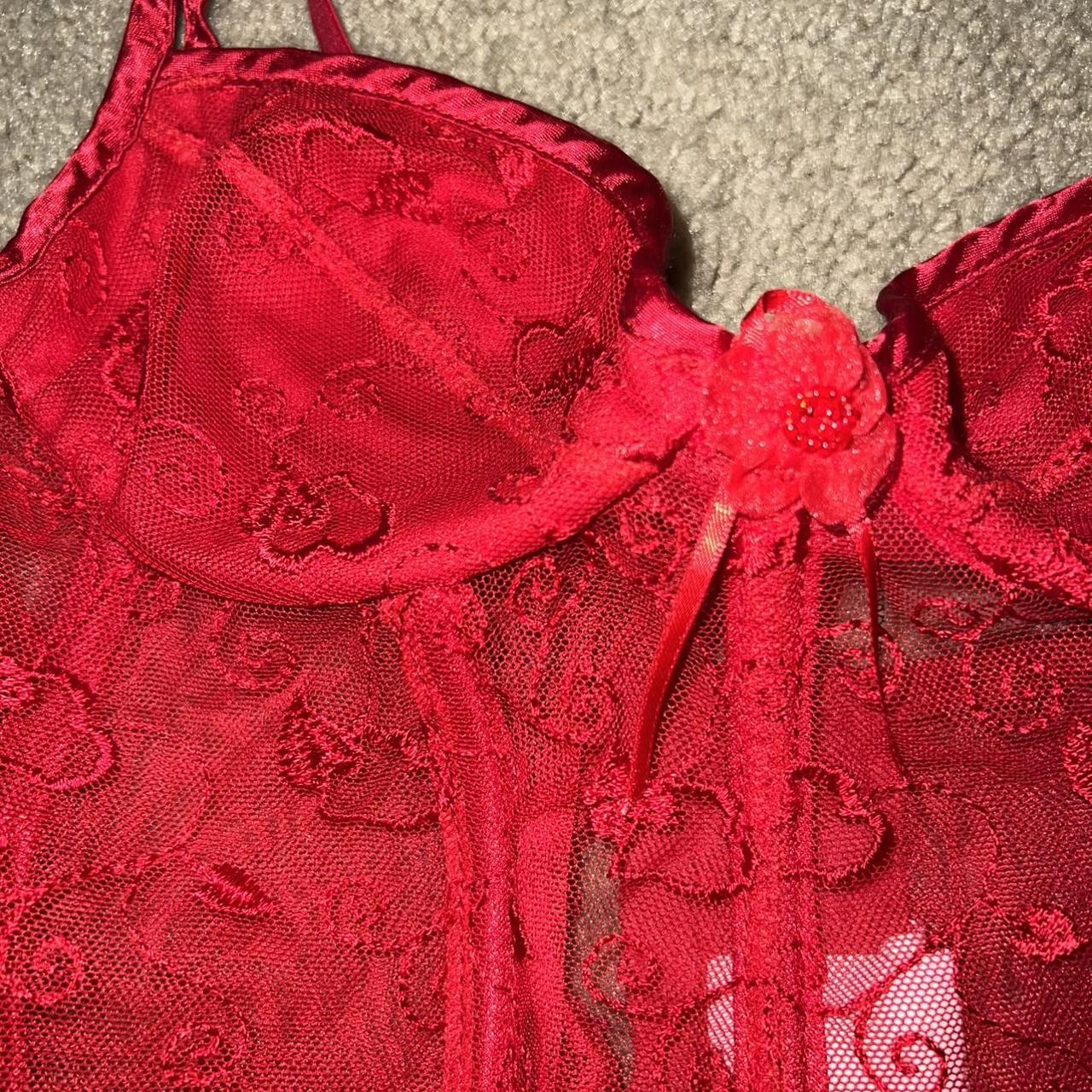 RARE Shirley of hollywood red corset top 🚨 Size... - Depop