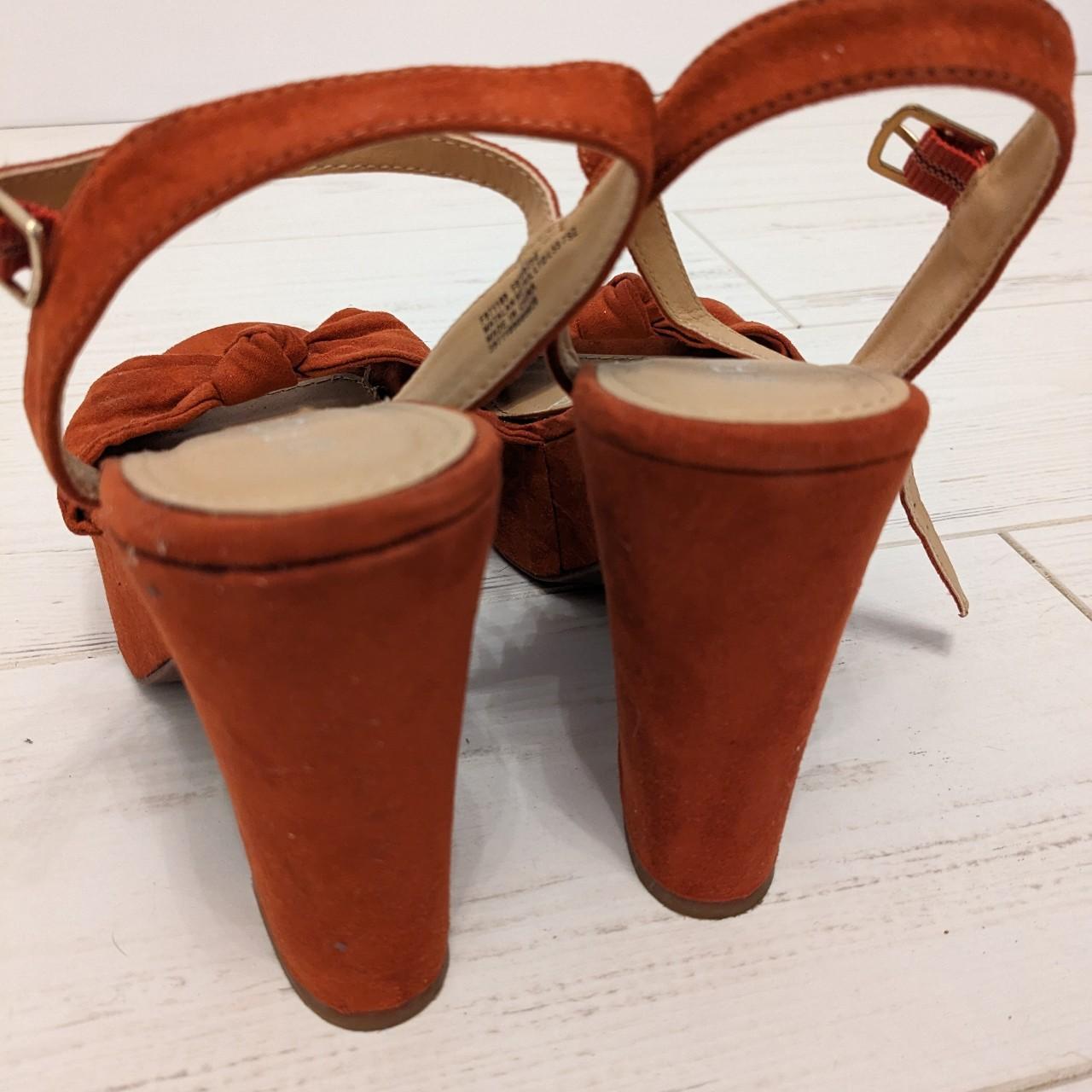 Womens Orange Sandals Depop 5857