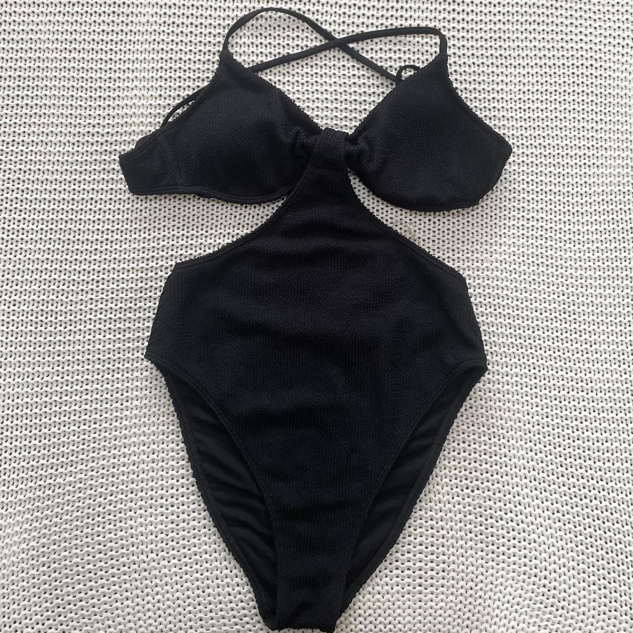 Hollister black clearance bathing suit