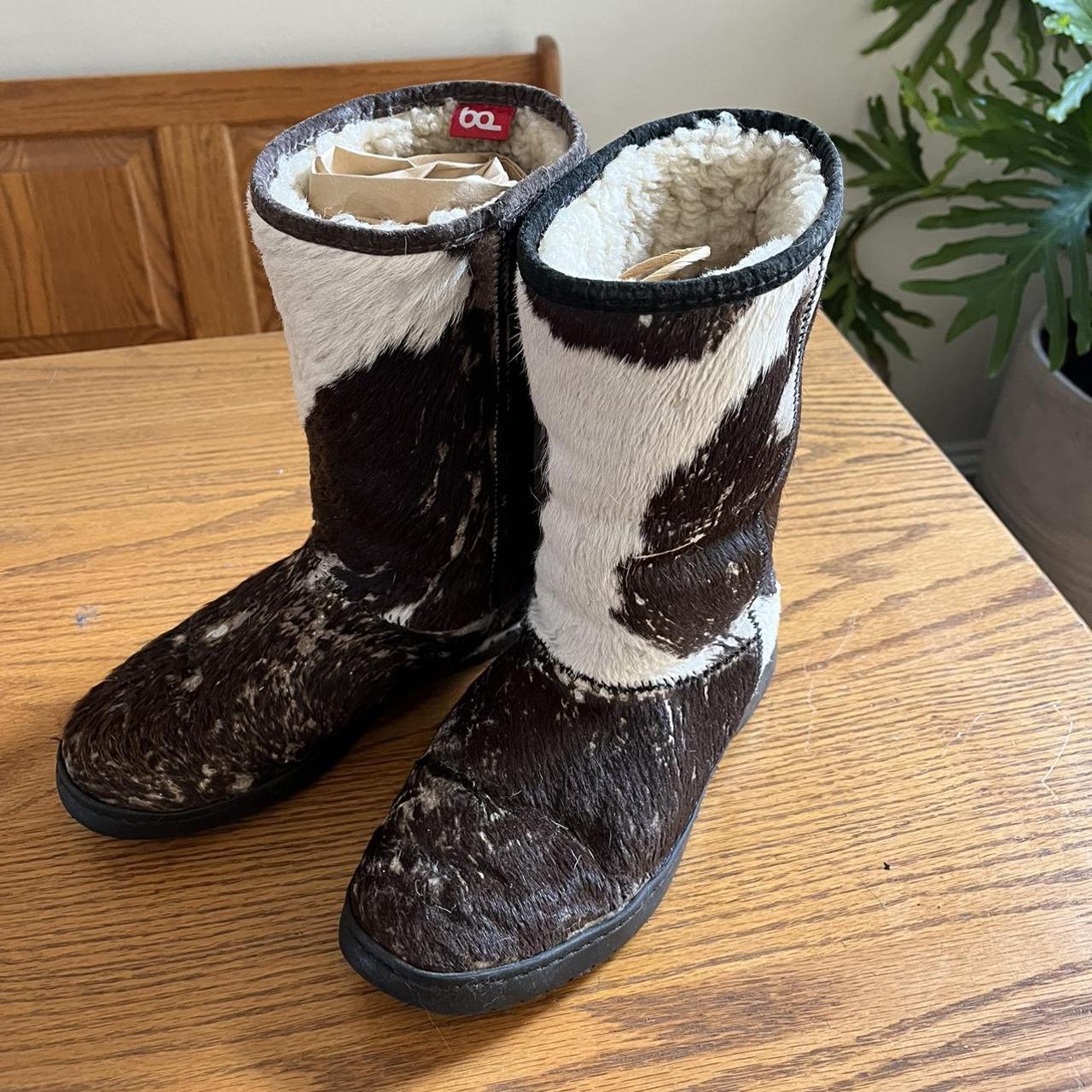 Cowhide ugg hot sale boots