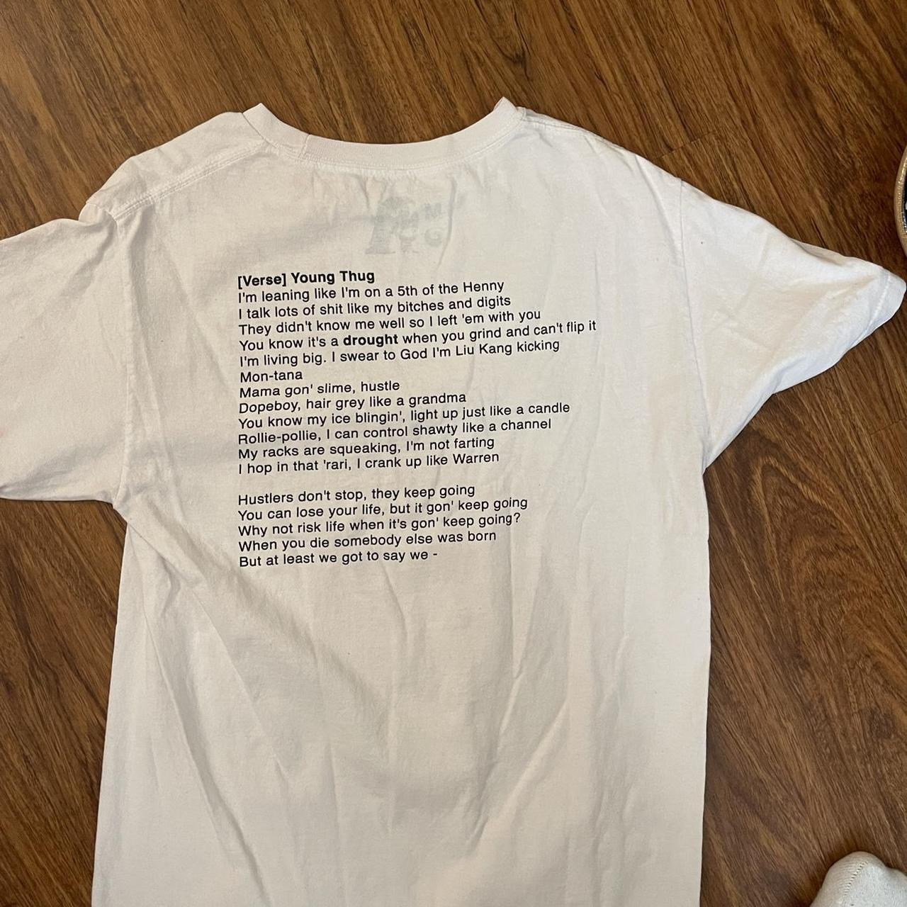 Extremely rare Young Thug digits tee from... - Depop
