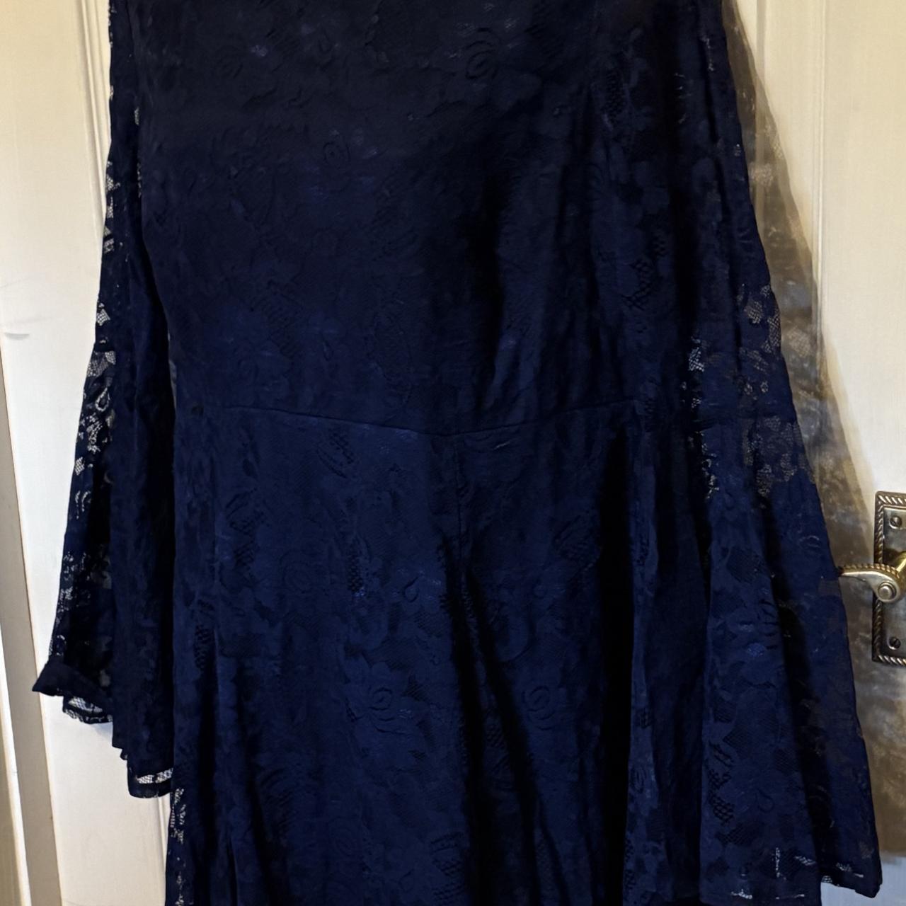 NEW! Beautiful Jessica Wright Navy Lined Dress Depop