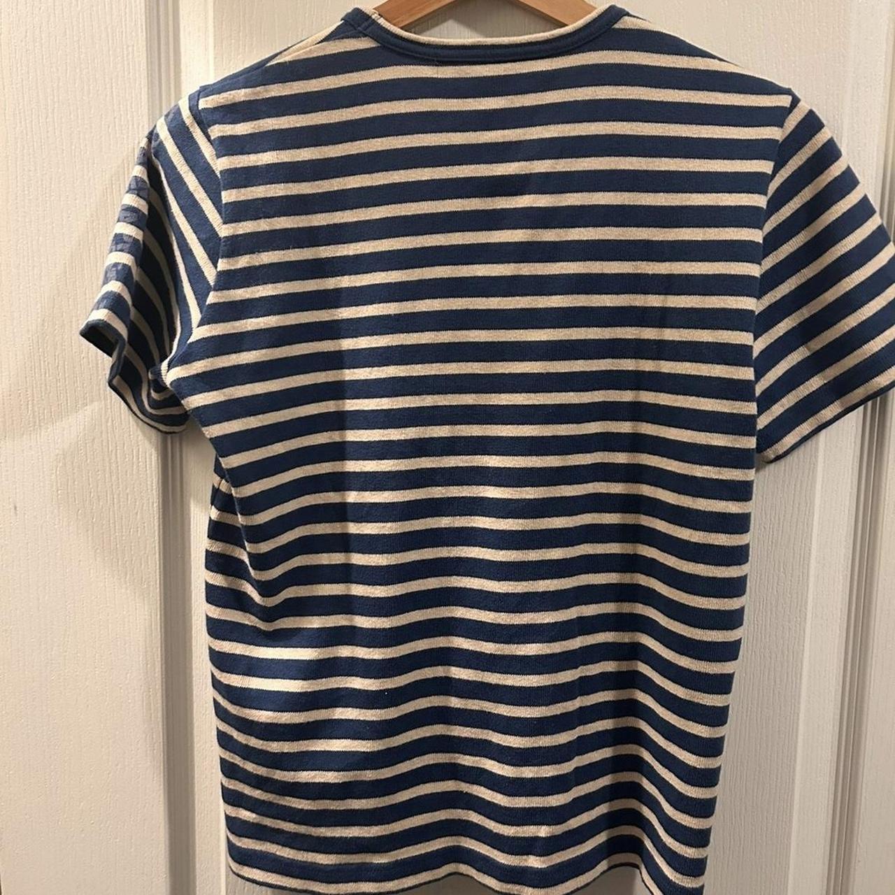 Junya Watanabe Men's Blue T-shirt | Depop